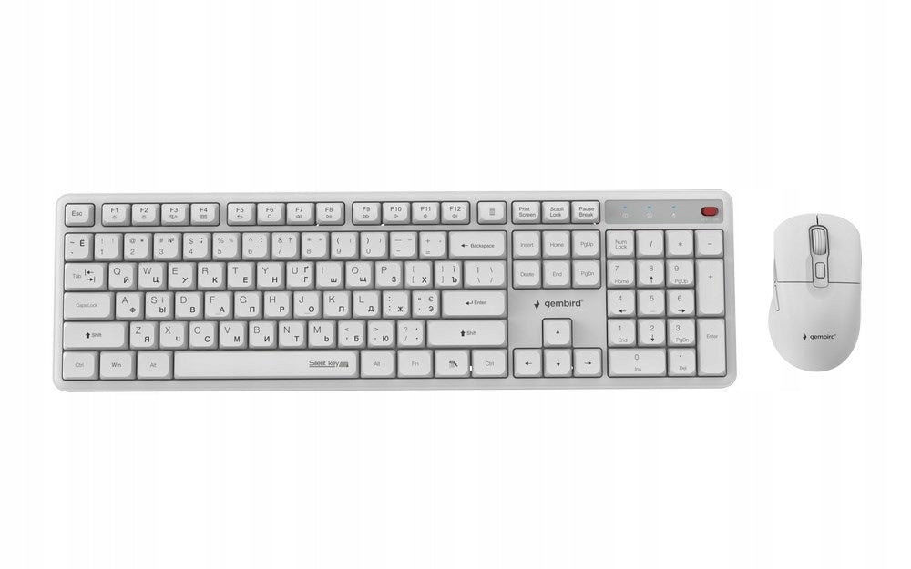 2x GEMBIRD WIRELESS KEYBOARD + MOUSE SILENT KEY PRO BUSINESS,