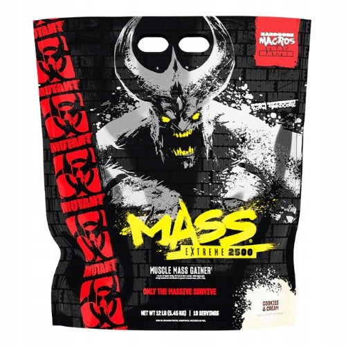 2x Gainer muscle mass 1070 kcal protein carbohydrates MUTANT Mass MUTANT Expiration date at least six months from the date of purchase