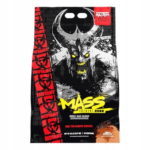 2x Gainer muscle mass 1070 kcal protein carbohydrates Mutant Mass MUTANT Expiration date at least six months from the date of purchase
