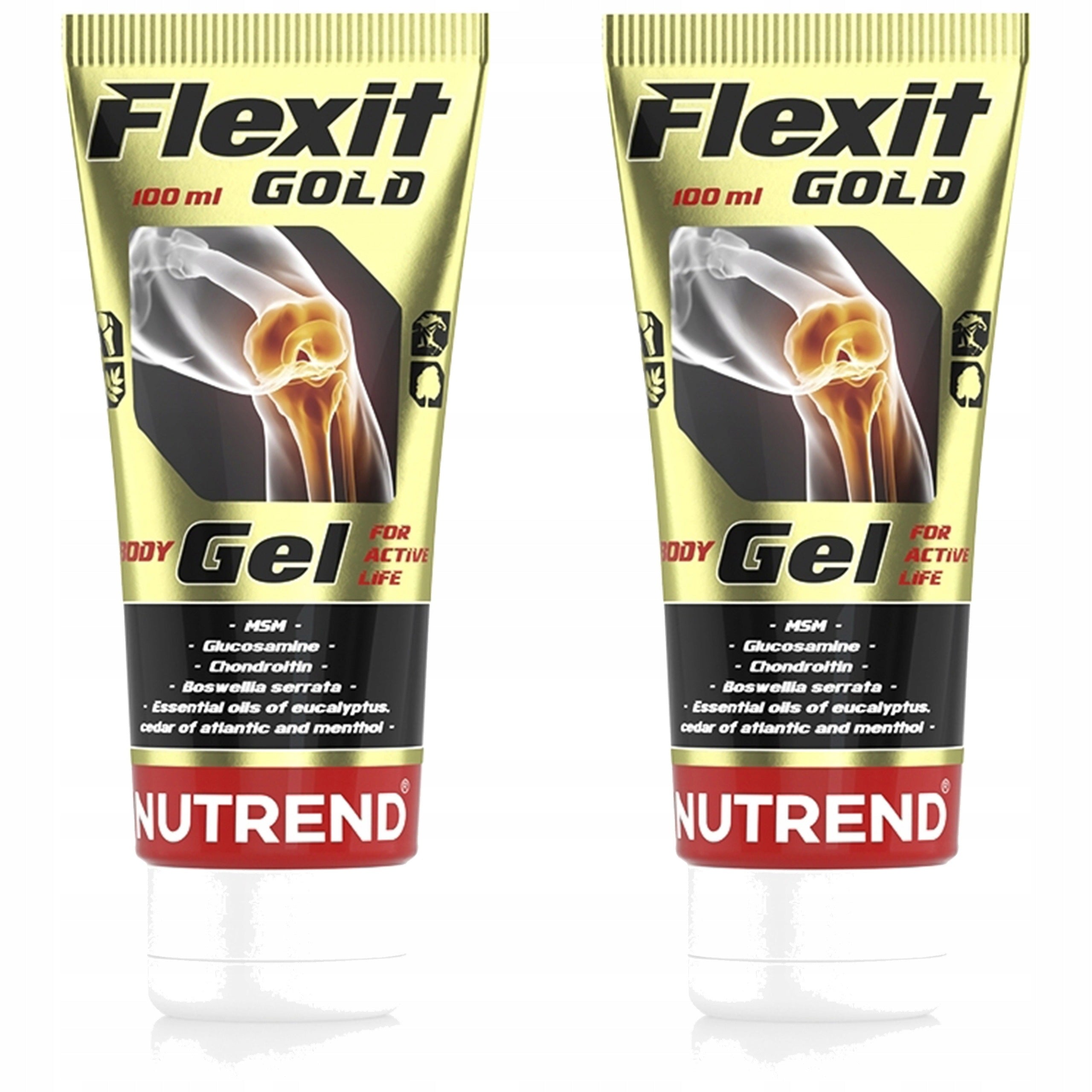 2x Gel Joints Regeneration MSM Glucosamine Chondroitin 100ml NUTREND