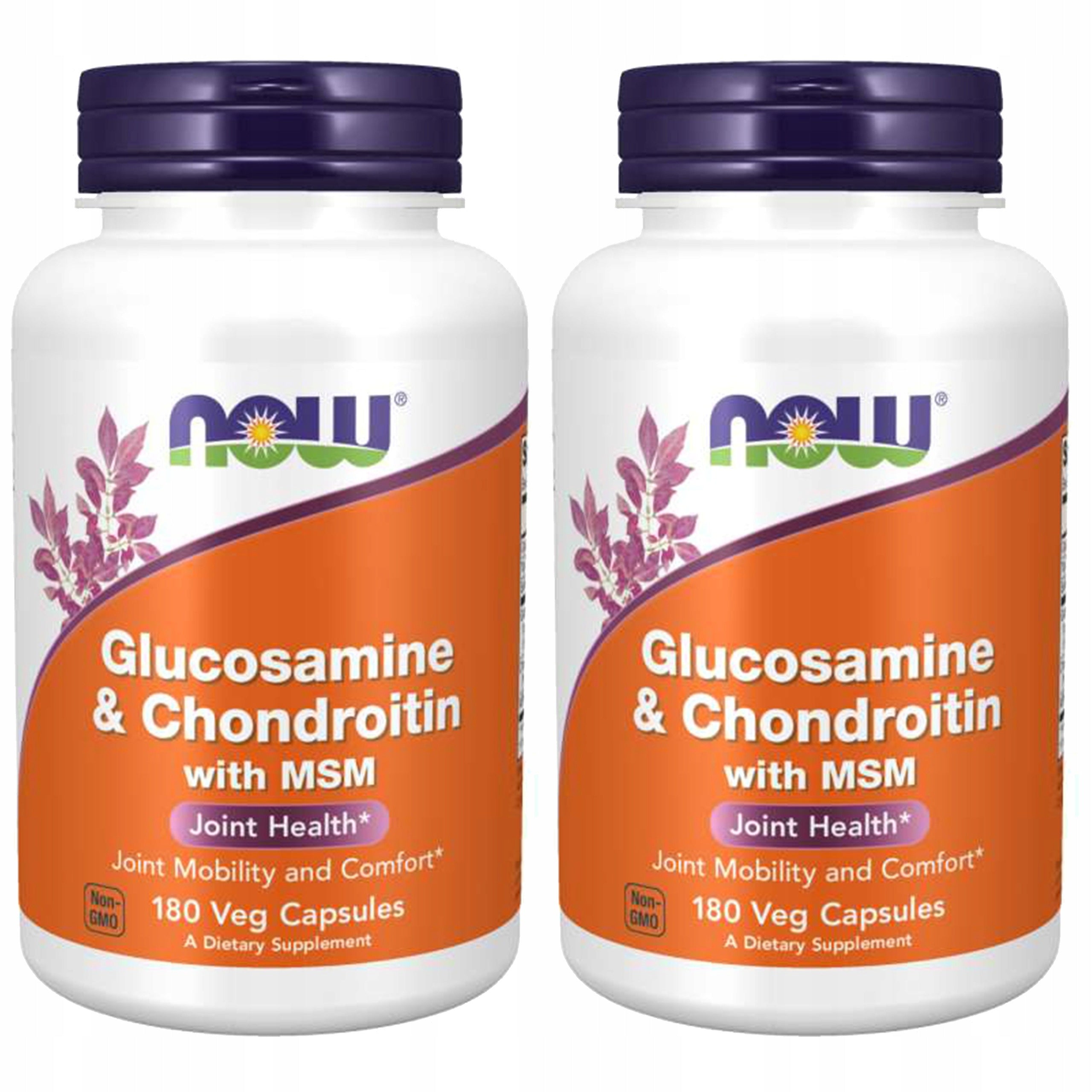 2x Glucosamine Chondroitin MSM 180caps Joints Cartilage Regeneration NOW