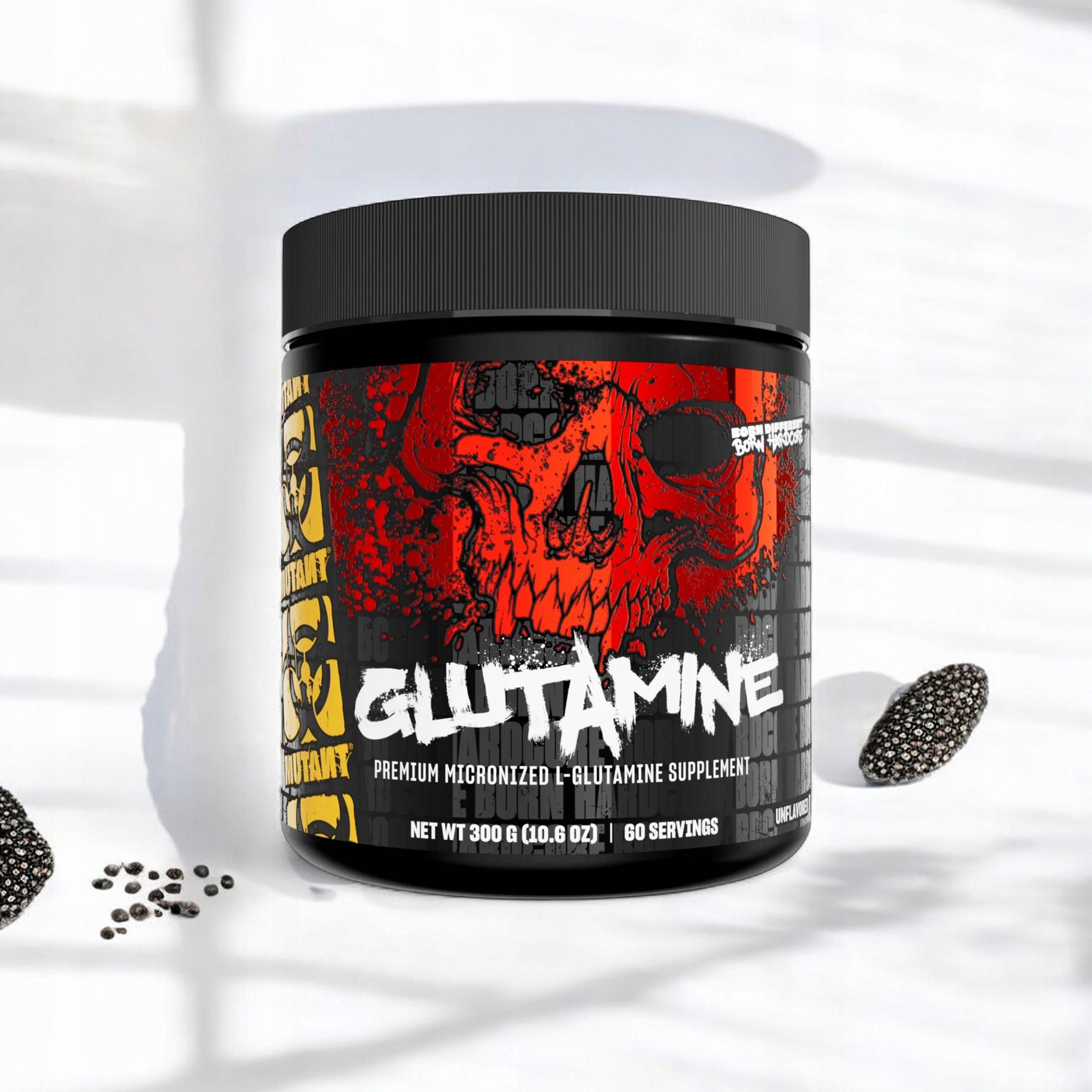 2x Glutamine muscle regeneration immunity 300g micronized MUTANT Brand PVL