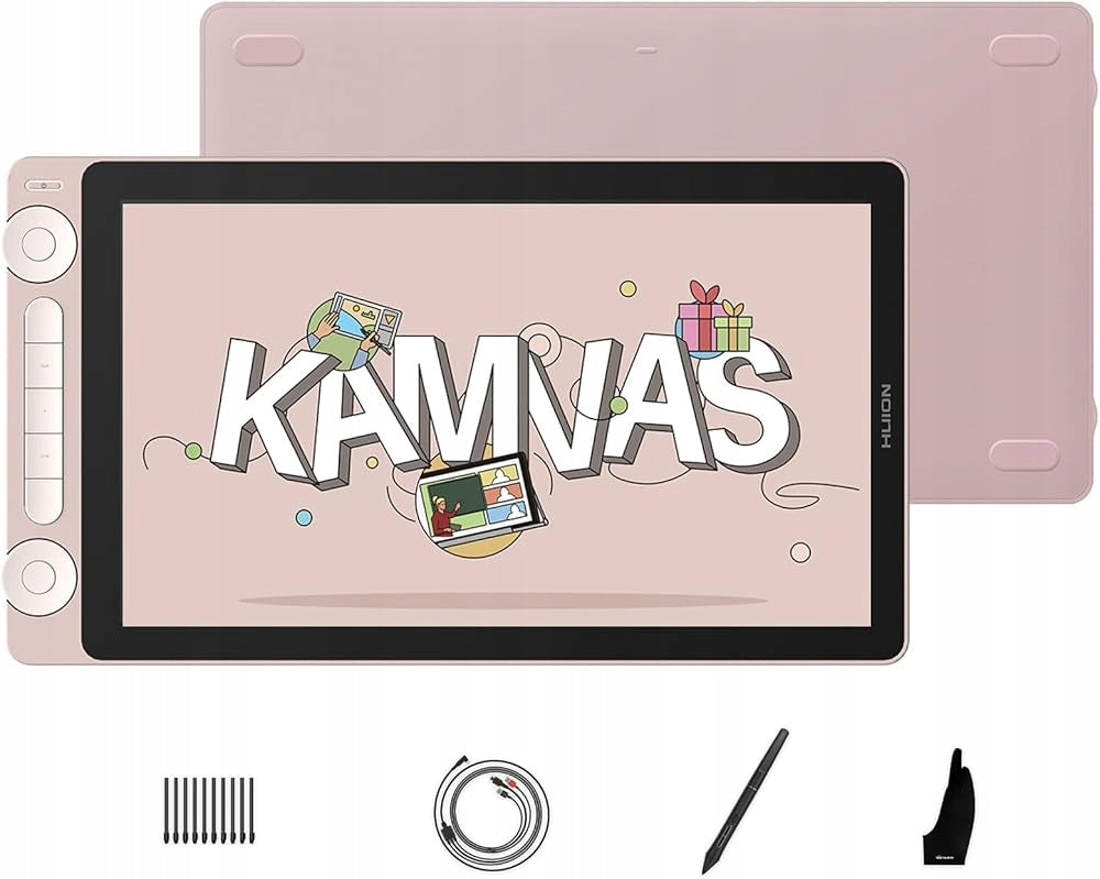 2x Graphics Tablet Huion Kamvas 13 Pink Model Kamvas 13 Gen 3