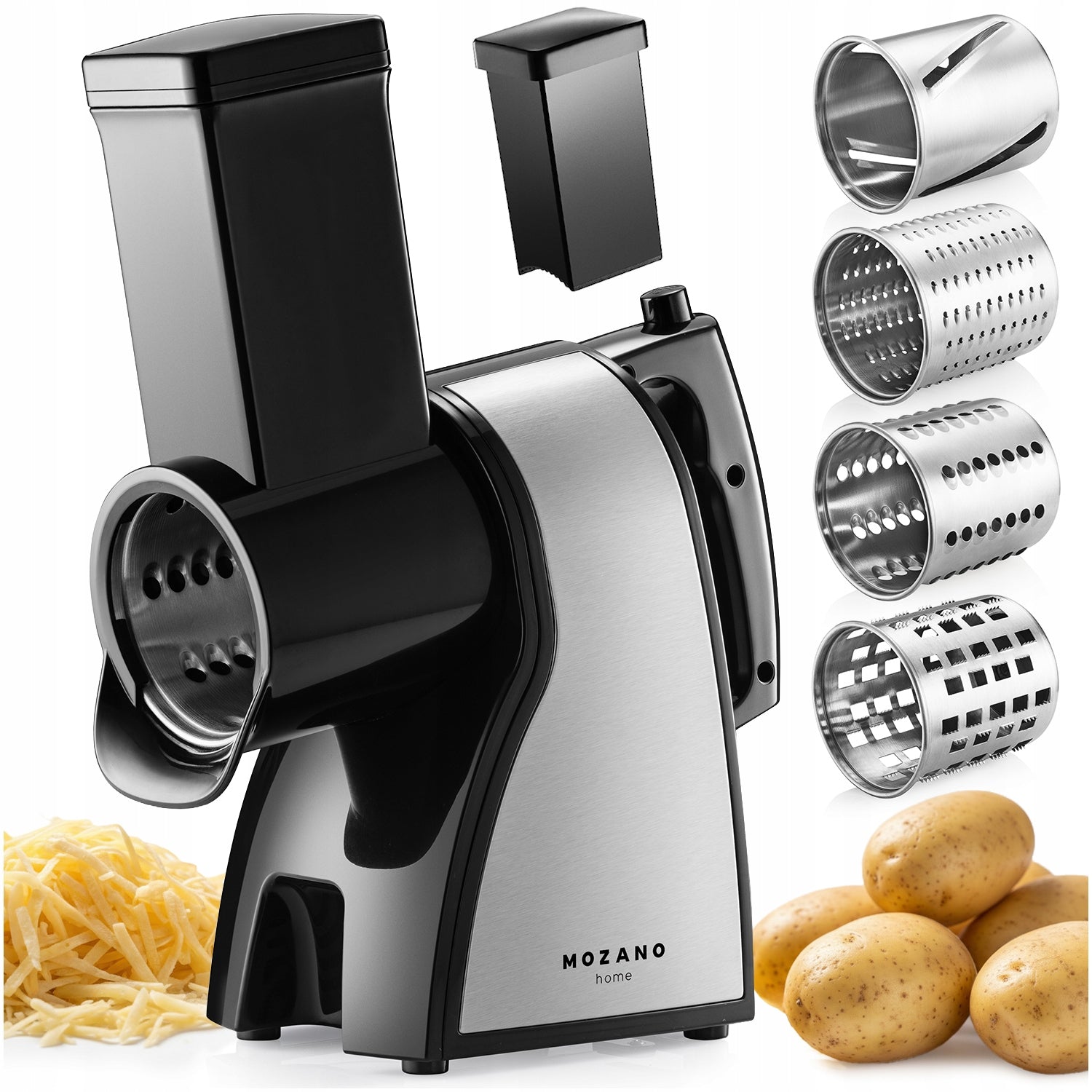 2x Grater Potato Friction Machine Electric Slicer 350w Strong 4