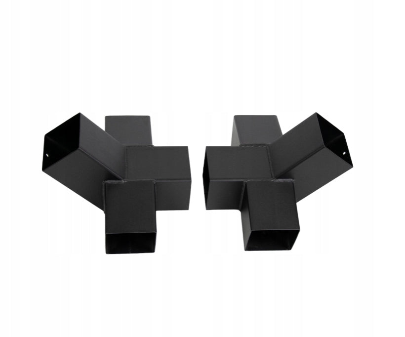 2x HAMMOCK FRAME 100x100 METAL CONNECTOR BLACK LEG HANDLE HAMMOCK HA-10 Manufacturer code HA-10