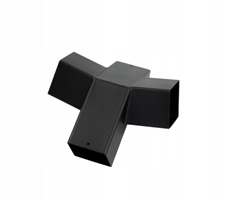 2x HAMMOCK FRAME 100x100 METAL CONNECTOR BLACK LEG HANDLE HAMMOCK HA-10 Model ŁĄCZNIK DO HAMAKA 100x100x2