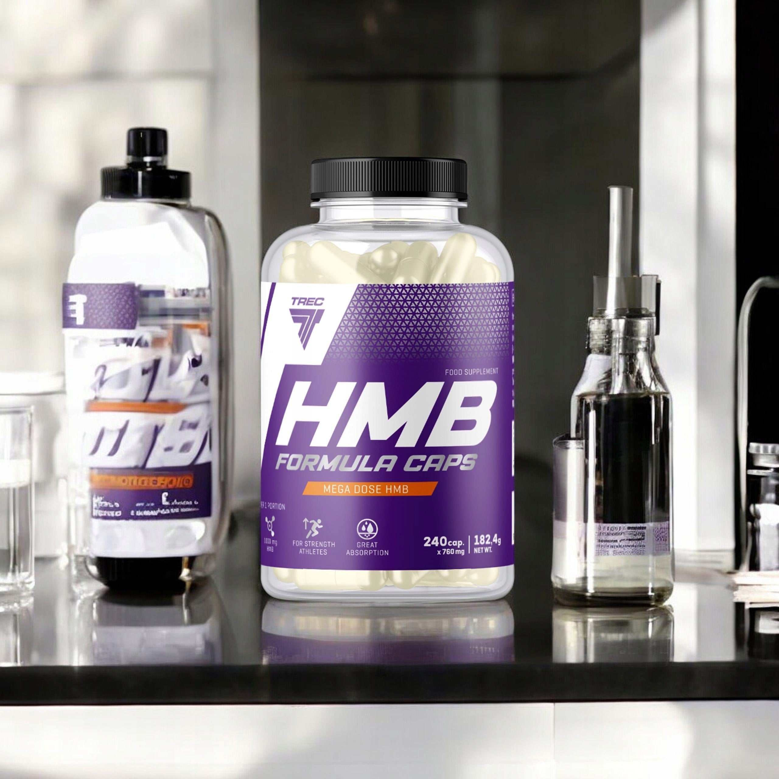2x HMB Formula Capsules Anti-Catabolic Dry Muscle Mass Reduction Trec Brand Trec Nutrition