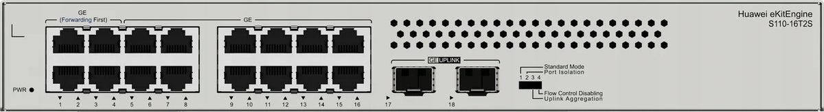 2x HUAW Switch EIeKitEngine S110-16T2S