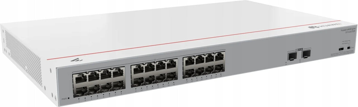 2x HUAW Switch EIeKitEngine S110-24LP2SR Manufacturer Huawei