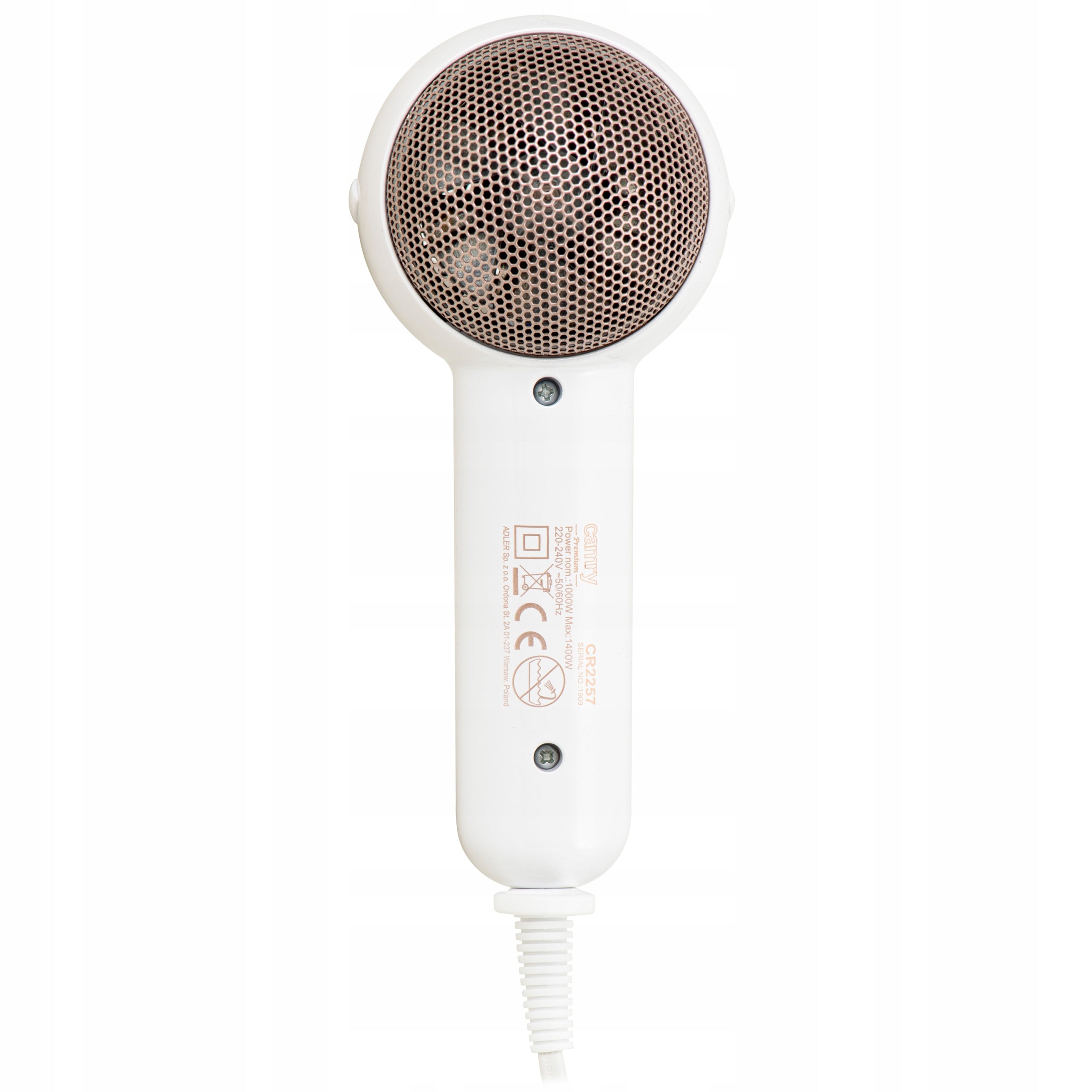 2x Hairdryer Camry | CR 2257 | 1400 W | Number of temperature settings Model CR 2257