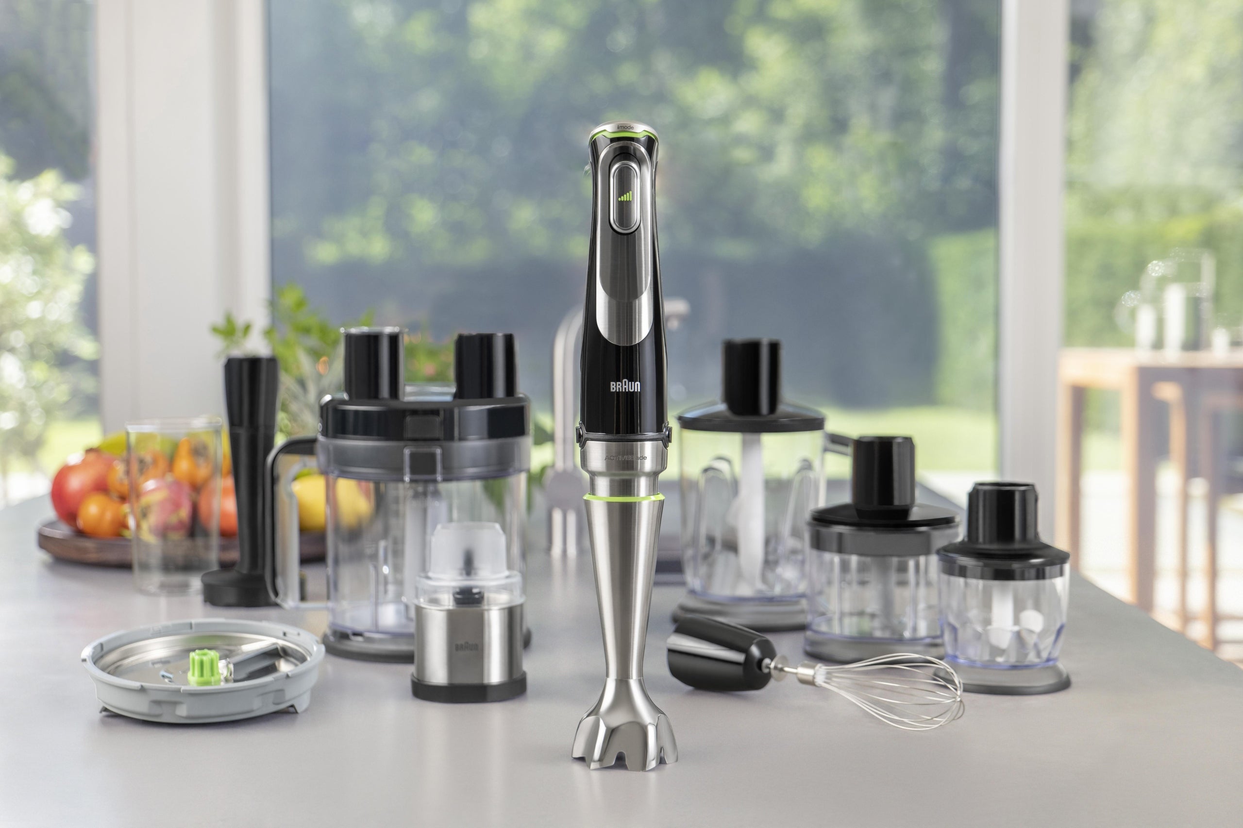 2x Hand Blender Braun Multiquick 9 Mq9187xli 1200 W Black Brand Braun