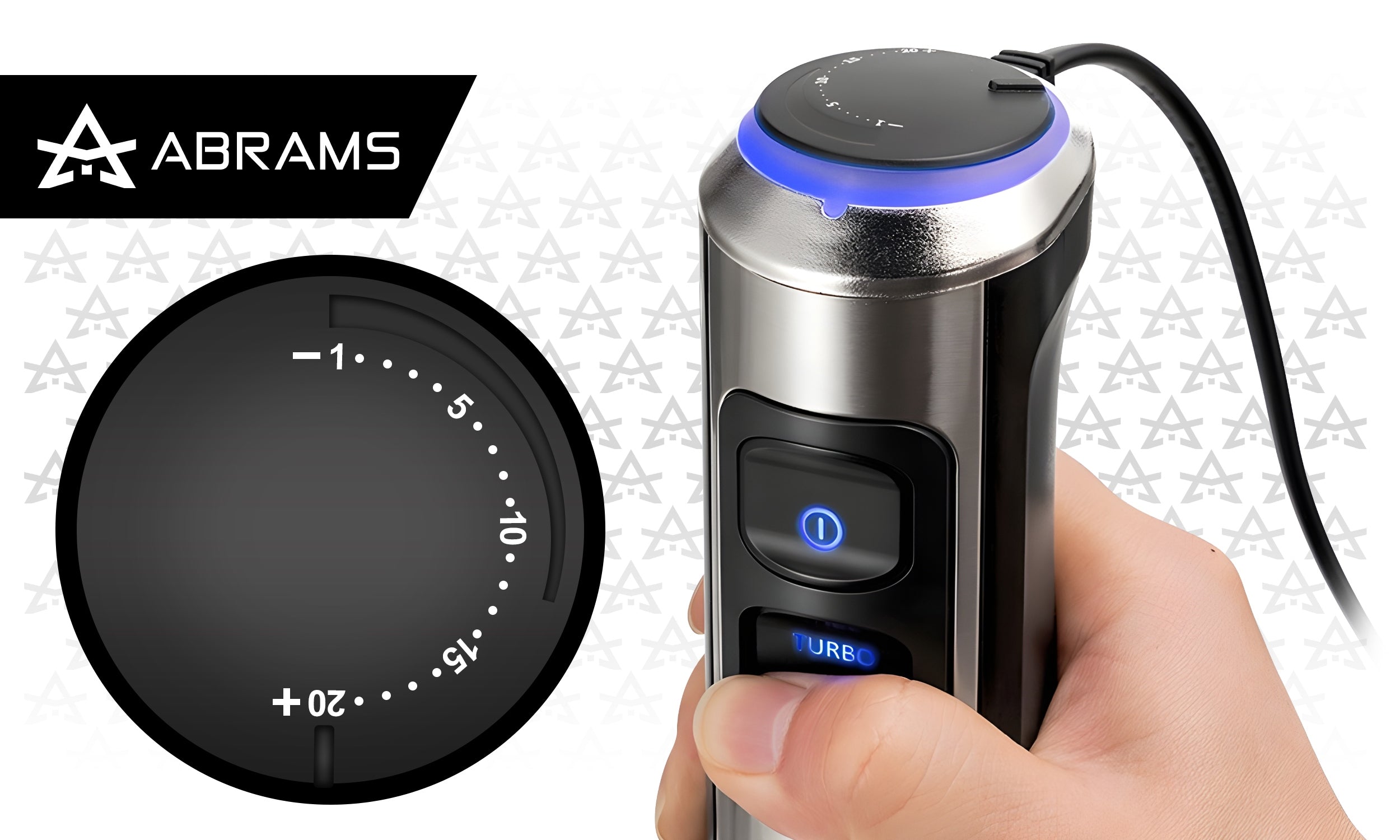 2x Hand Blender Multifunctional Slicer Powerful 1500w Titanium Blades 12 Brand Abrams