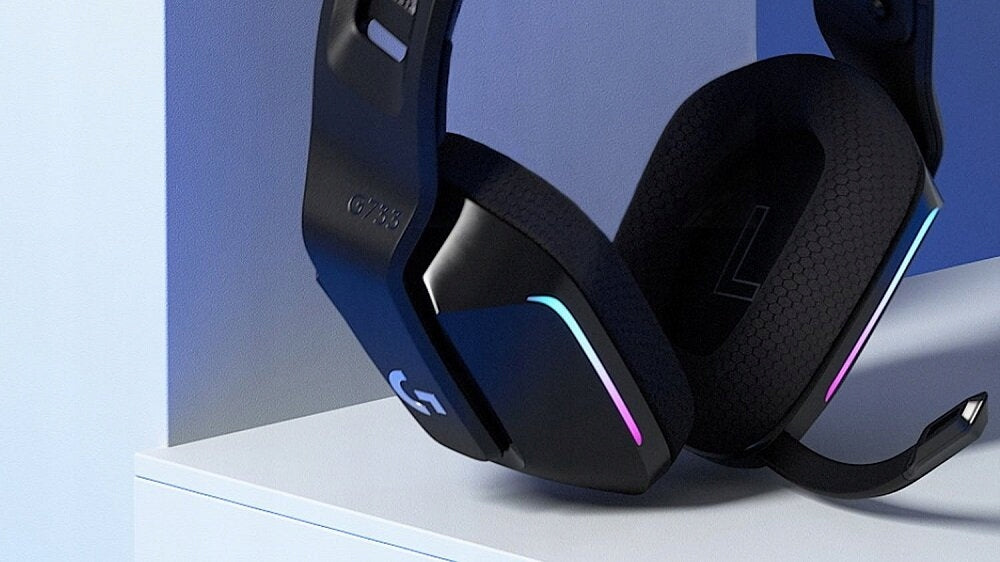 2x Headphones Logitech G733 Lightspeed Black Model G733