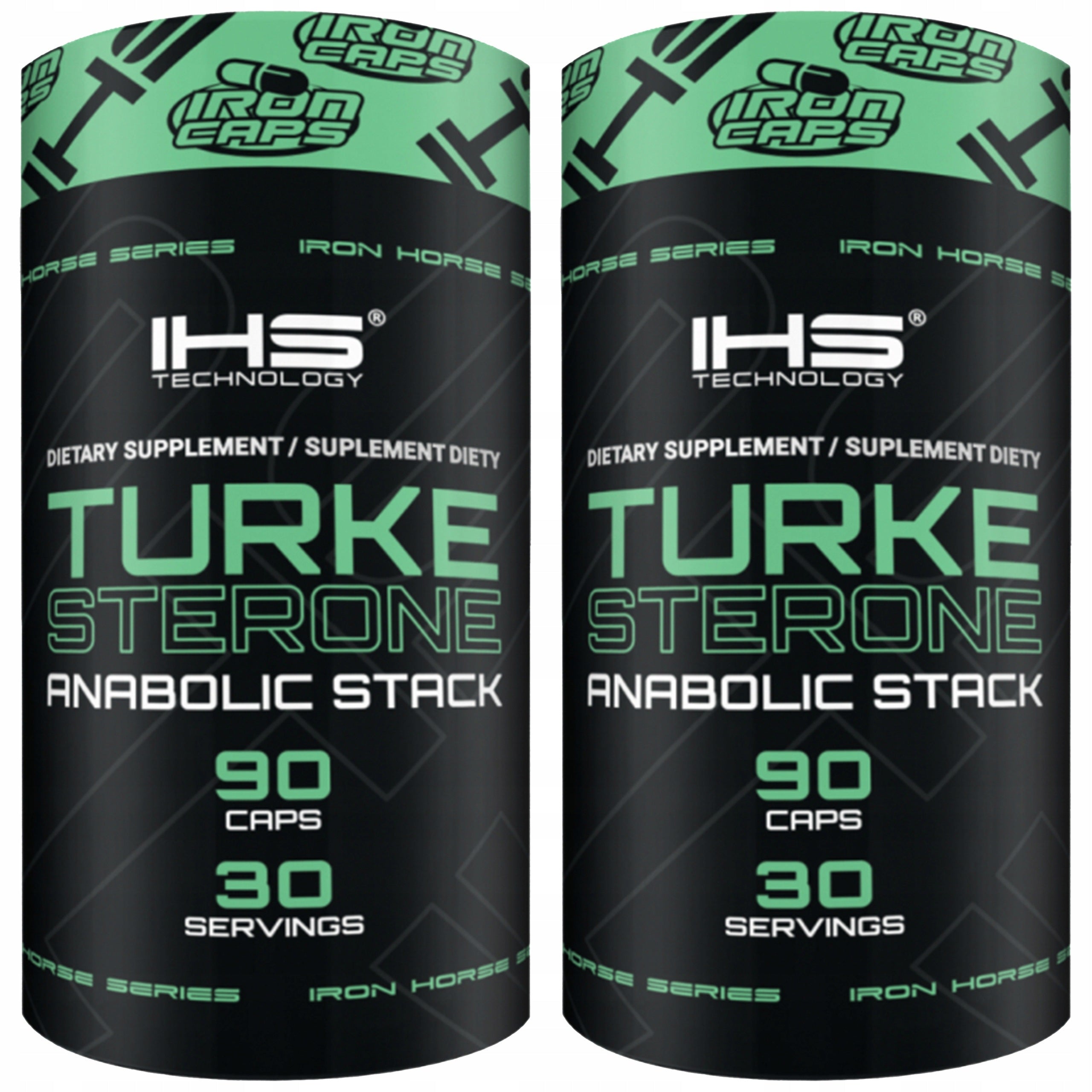2x IHS Iron Horse TURKESTERONE 90caps INCREASE MUSCLE MASS RECOVERY STRENGTH