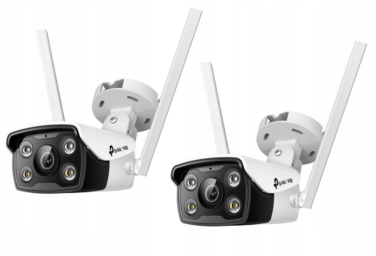 2x IP Camera WiFi TP-LINK VIGI C340-W (4mm) Microphone Audio Alarm External