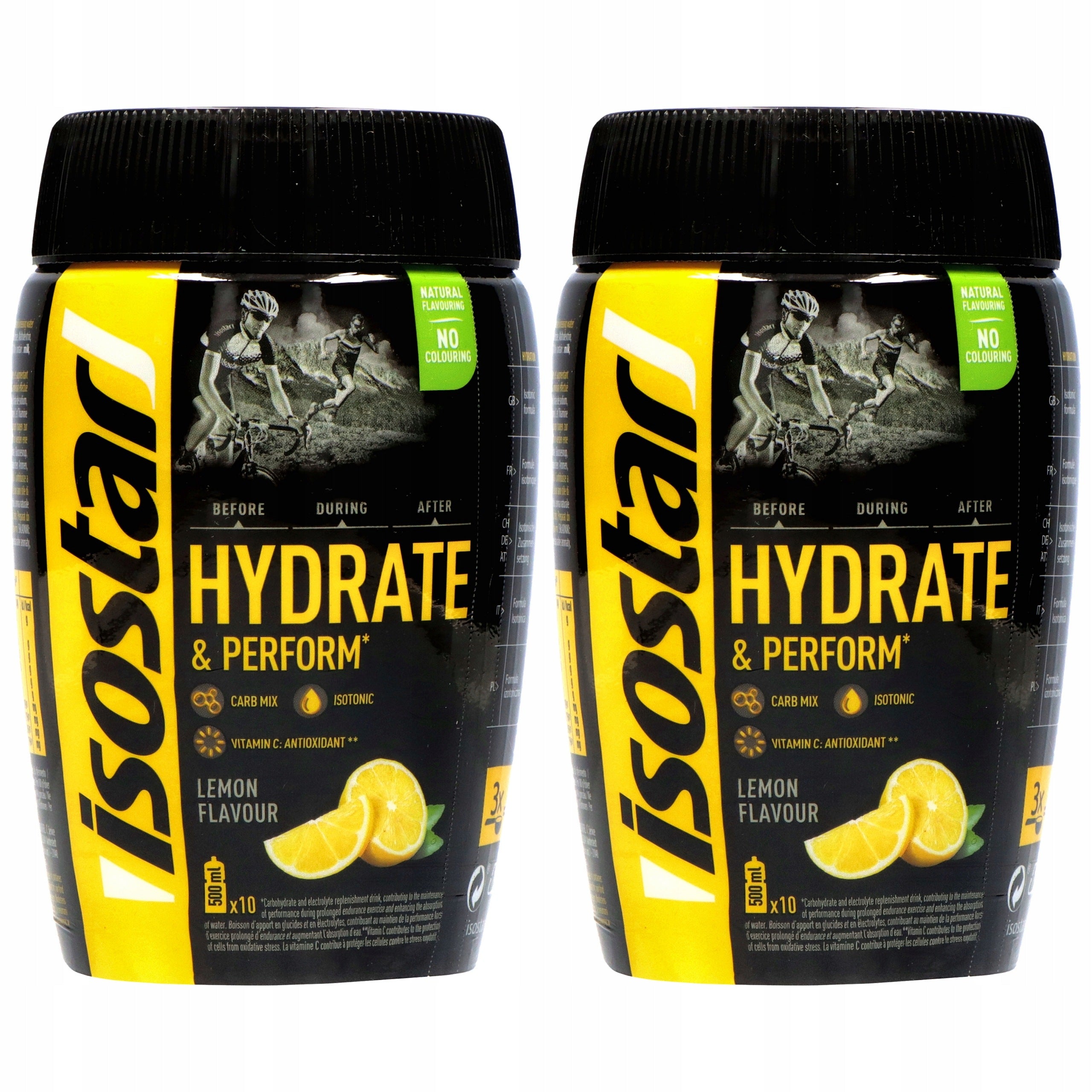 2x ISOSTAR CONCENTRATE 400g DRINK ISOTONIC VITAMIN C