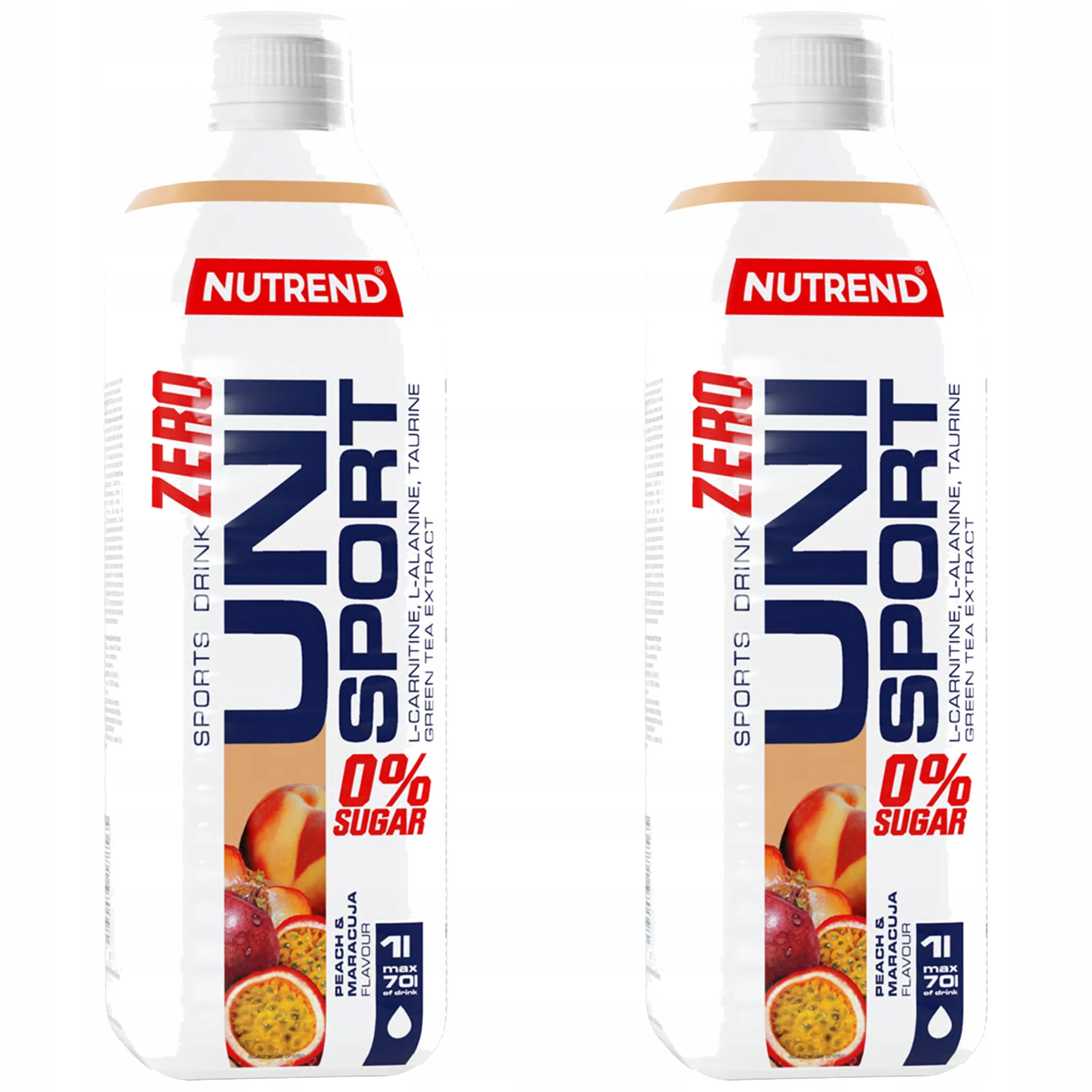 2x ISOTONIC DRINK HYDRATION UNISPORT ZERO 1000ml CONCENTRATE NUTREND