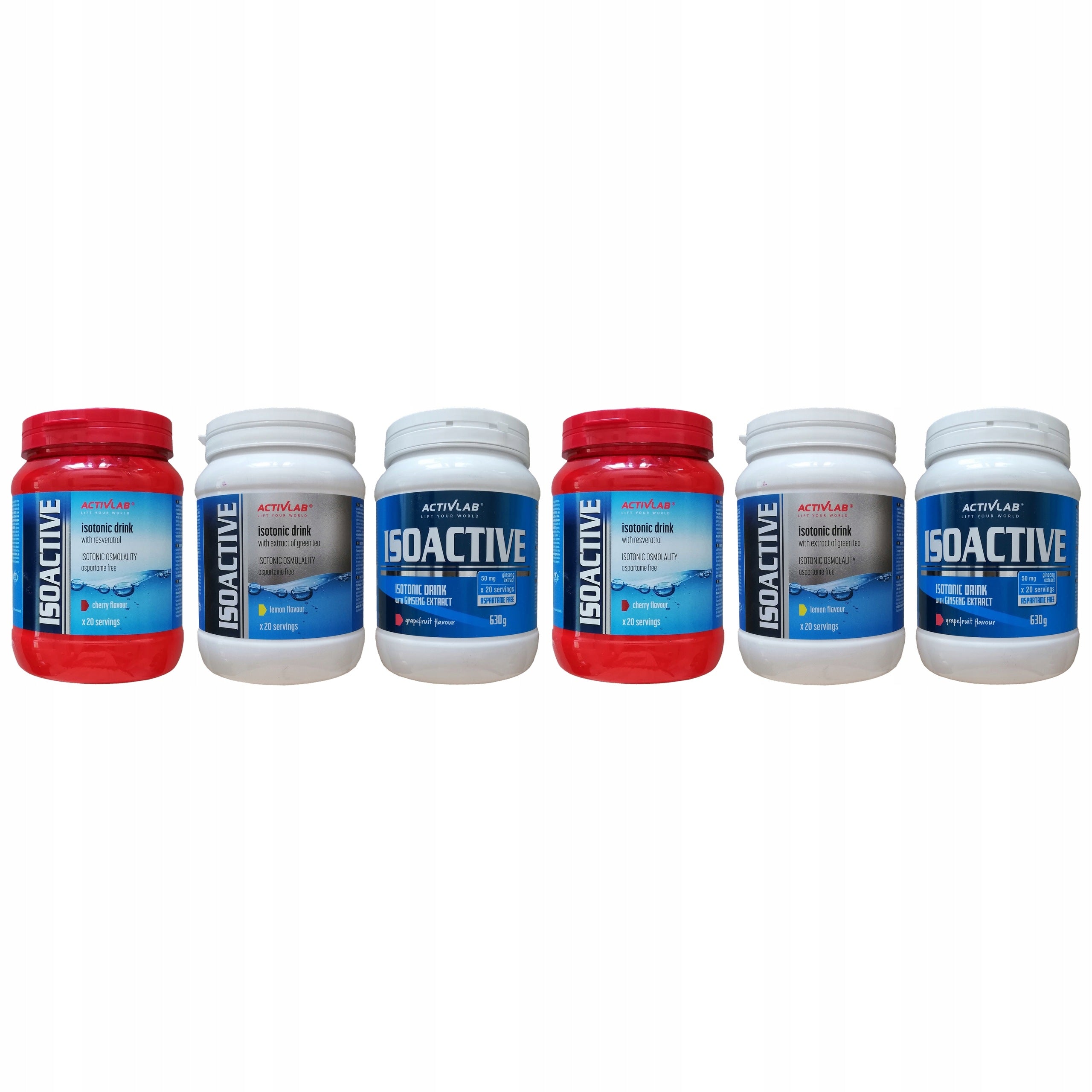 2x ISOTONIC DRINK ISO ACTIVE 630g ACTIVLAB TRAINING