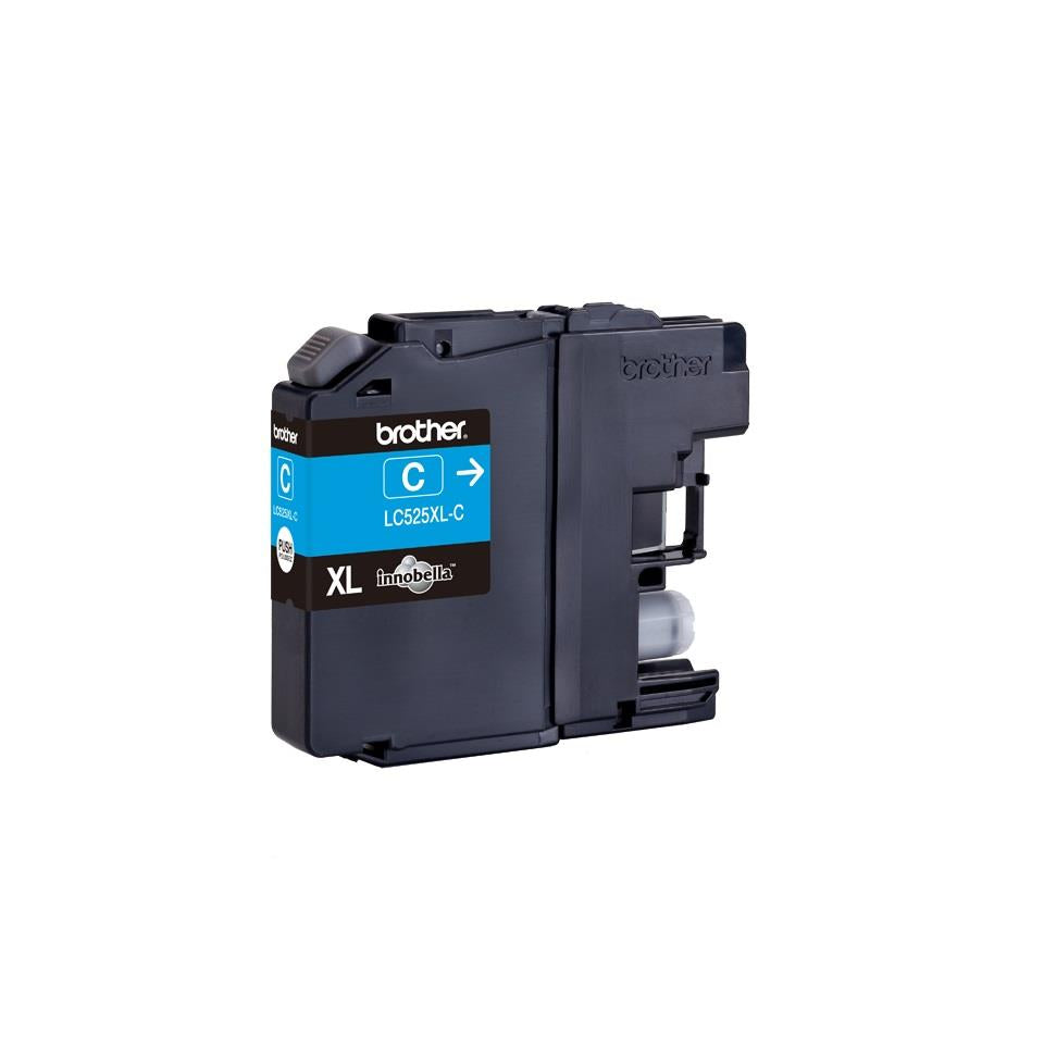 2x Ink Cartridge Brother Blue LC525XLCAP2=LC-525XLC, 1300 pages Color blue (cyan)