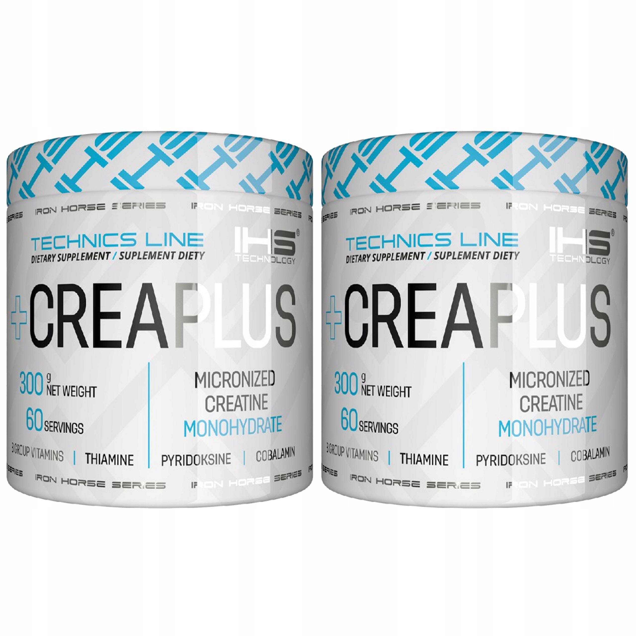 2x Iron Horse Crea Plus - 300g STRENGTH FIGURE ENERGY