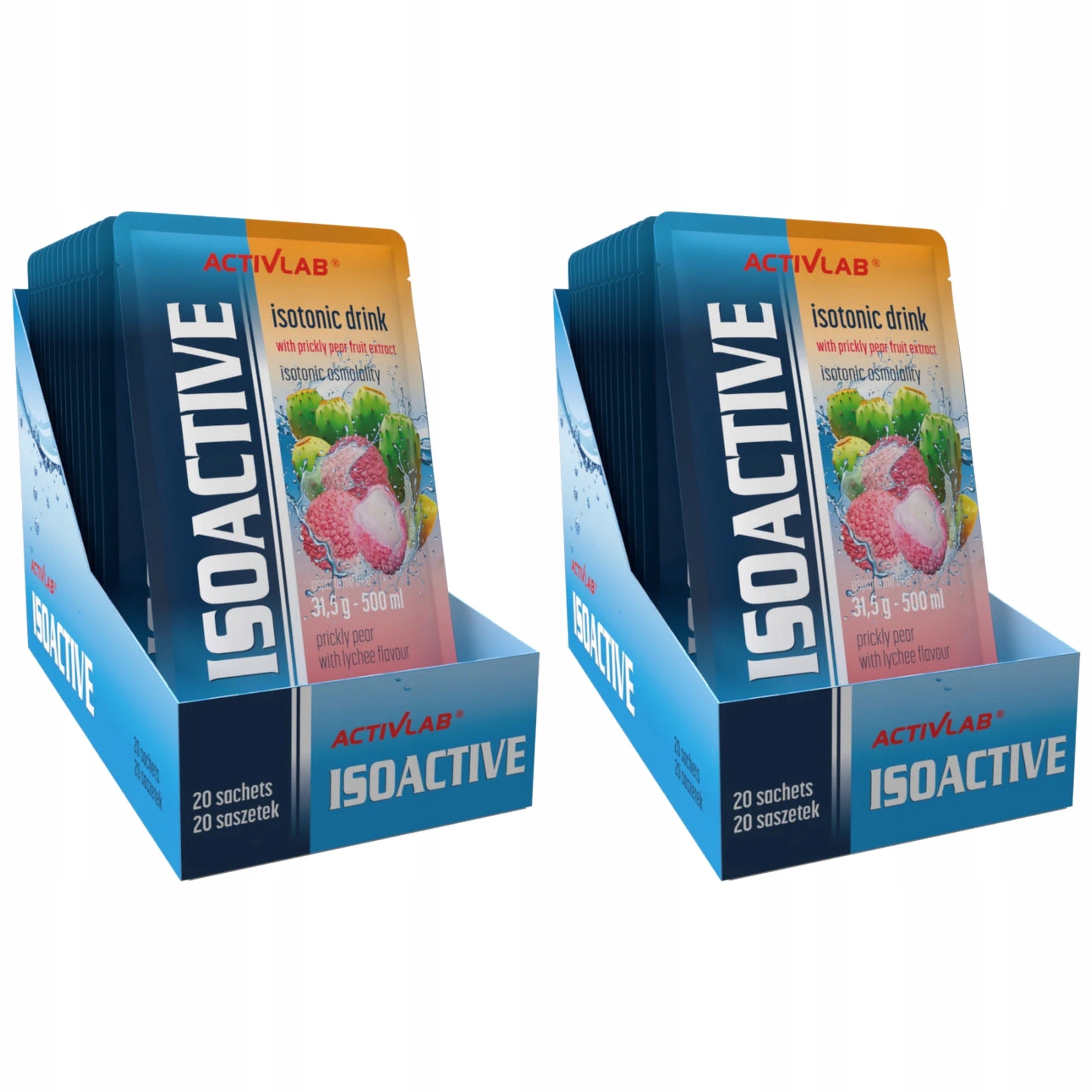 2x Isotonic ACTIVLAB IsoActive 20 pcs Isotonic Drink Electrolytes Figa Li