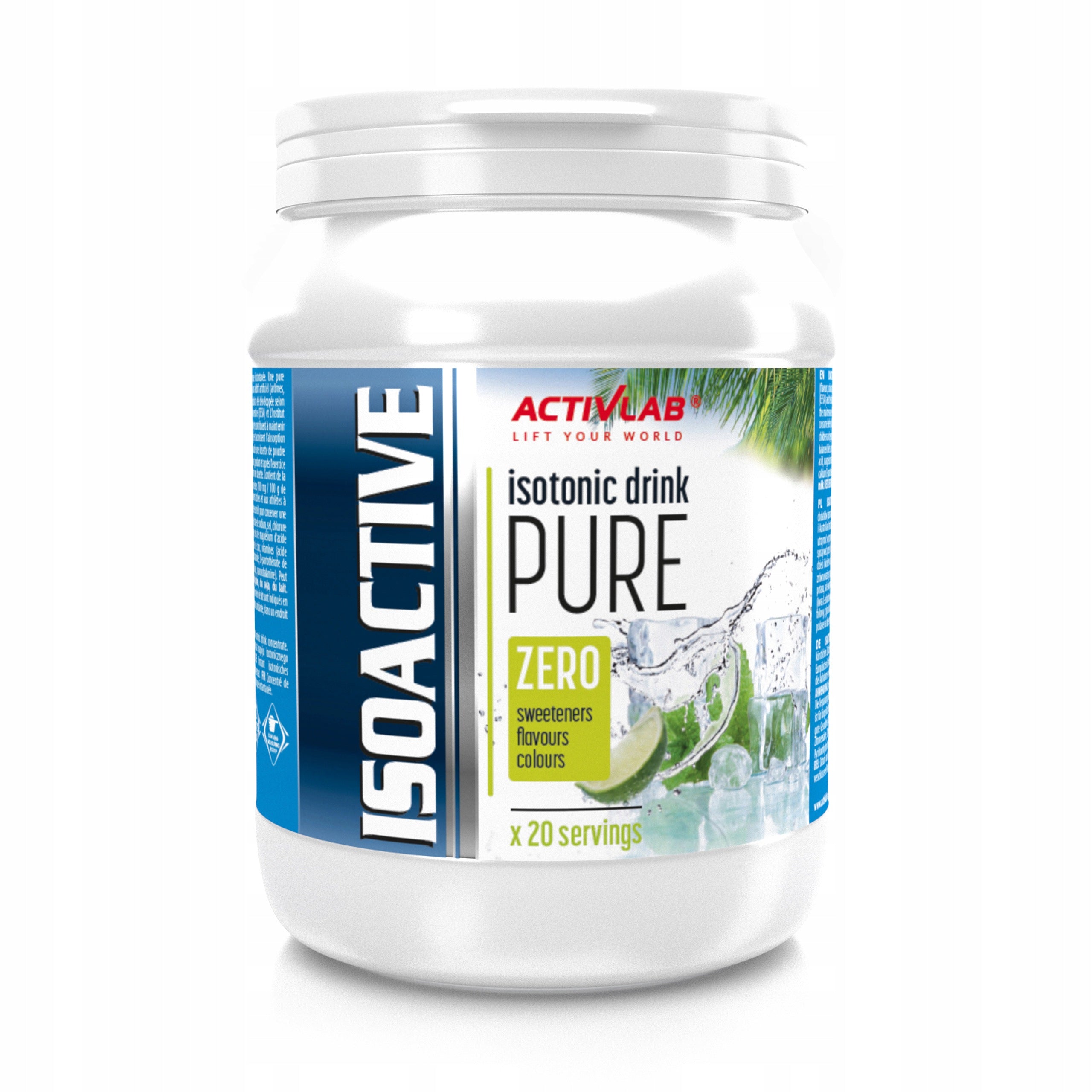 2x Isotonic Electrolytes Energy Hydration ACTIVLAB Iso Active 680g Brand Activlab