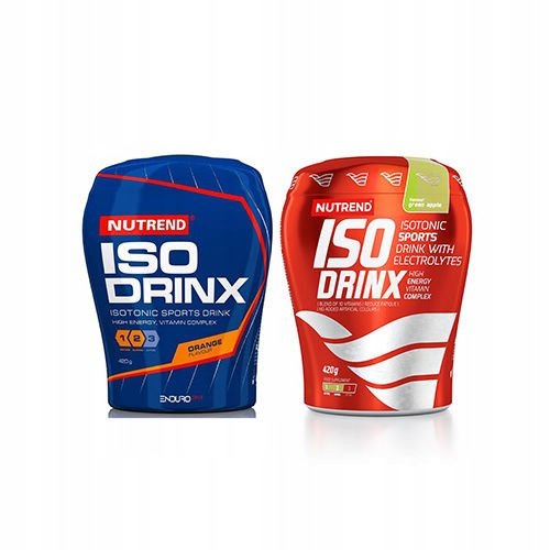 2x Isotonic hydration vitamin energy training Isodrinx 420g NUTREND Expiration date at least six months from the date of purchase