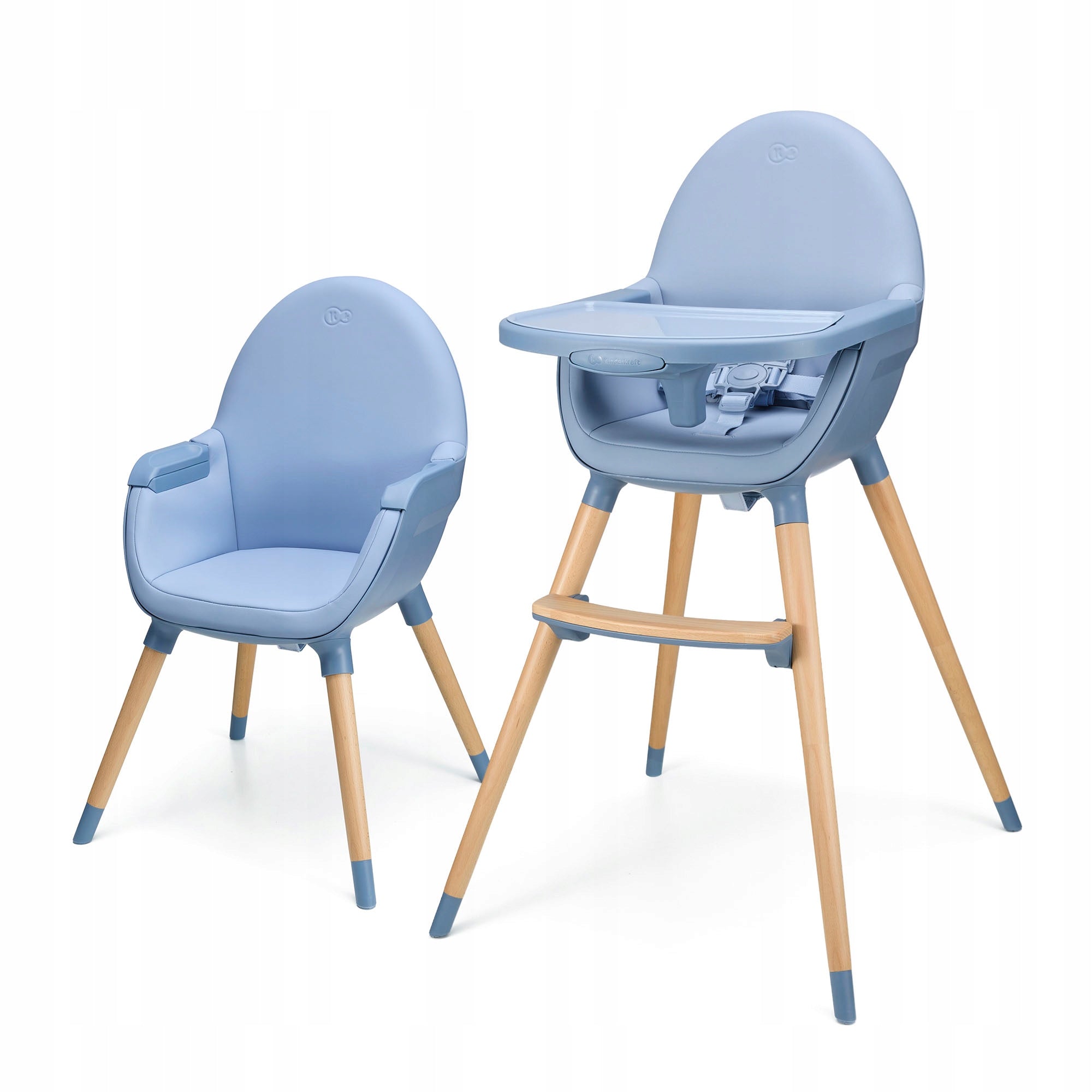 2x KINDERKRAFT FINI 2 Nordic Breeze Highchair