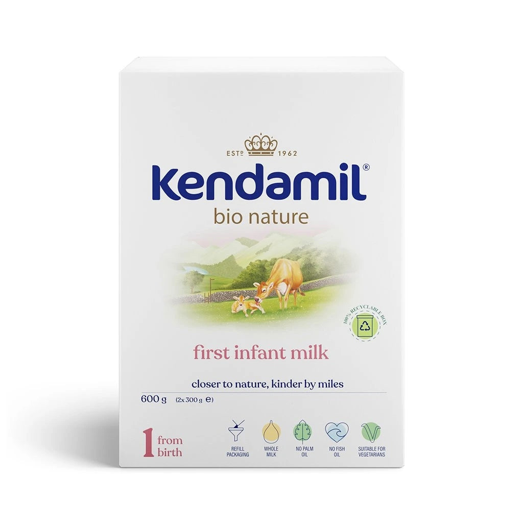 2x Kendamil BIO Nature 1 Initial Milk 0-6m for Babies 600g SET Packaging status original