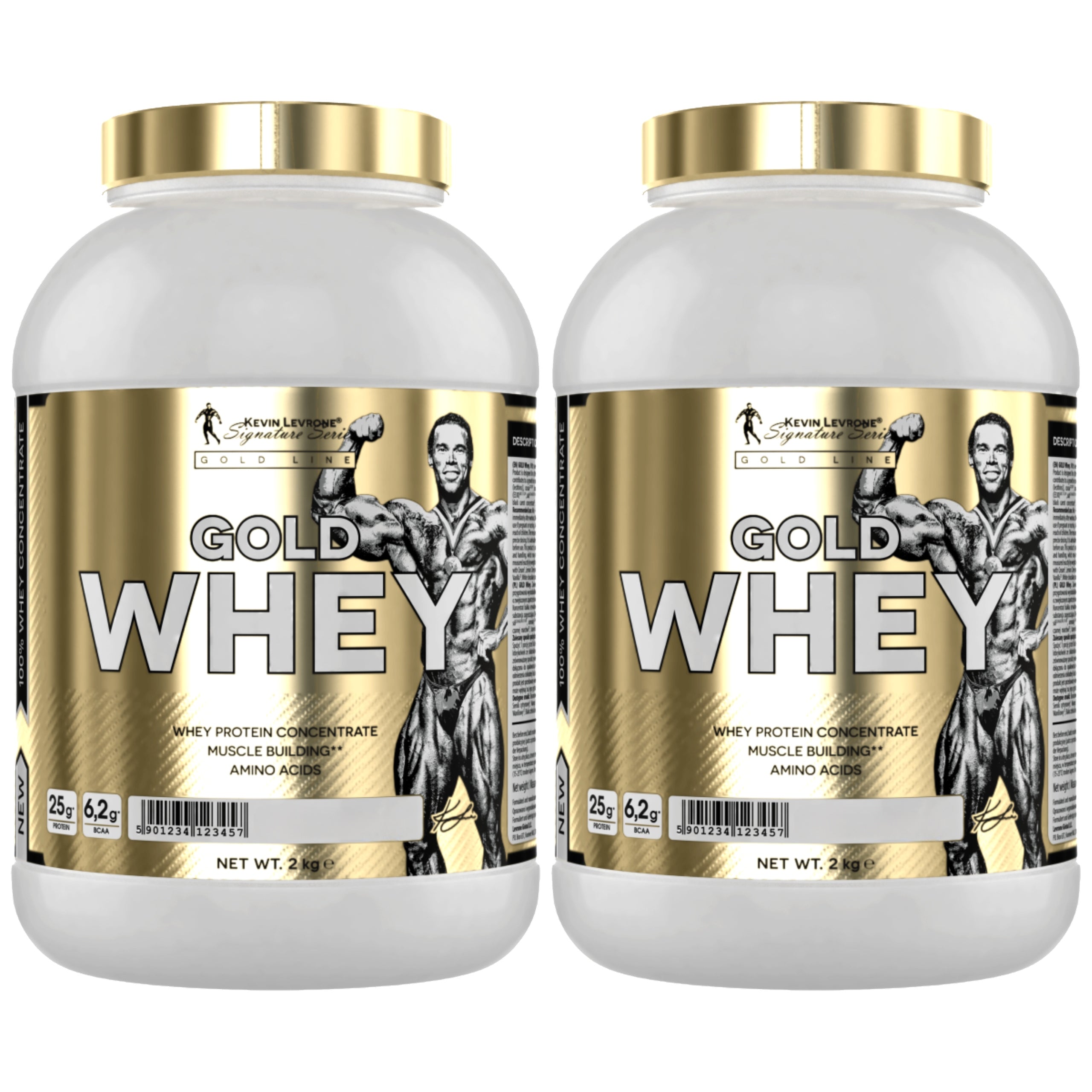 2x Kevin Levrone Gold Whey 2000g PROTEIN STRENGTH