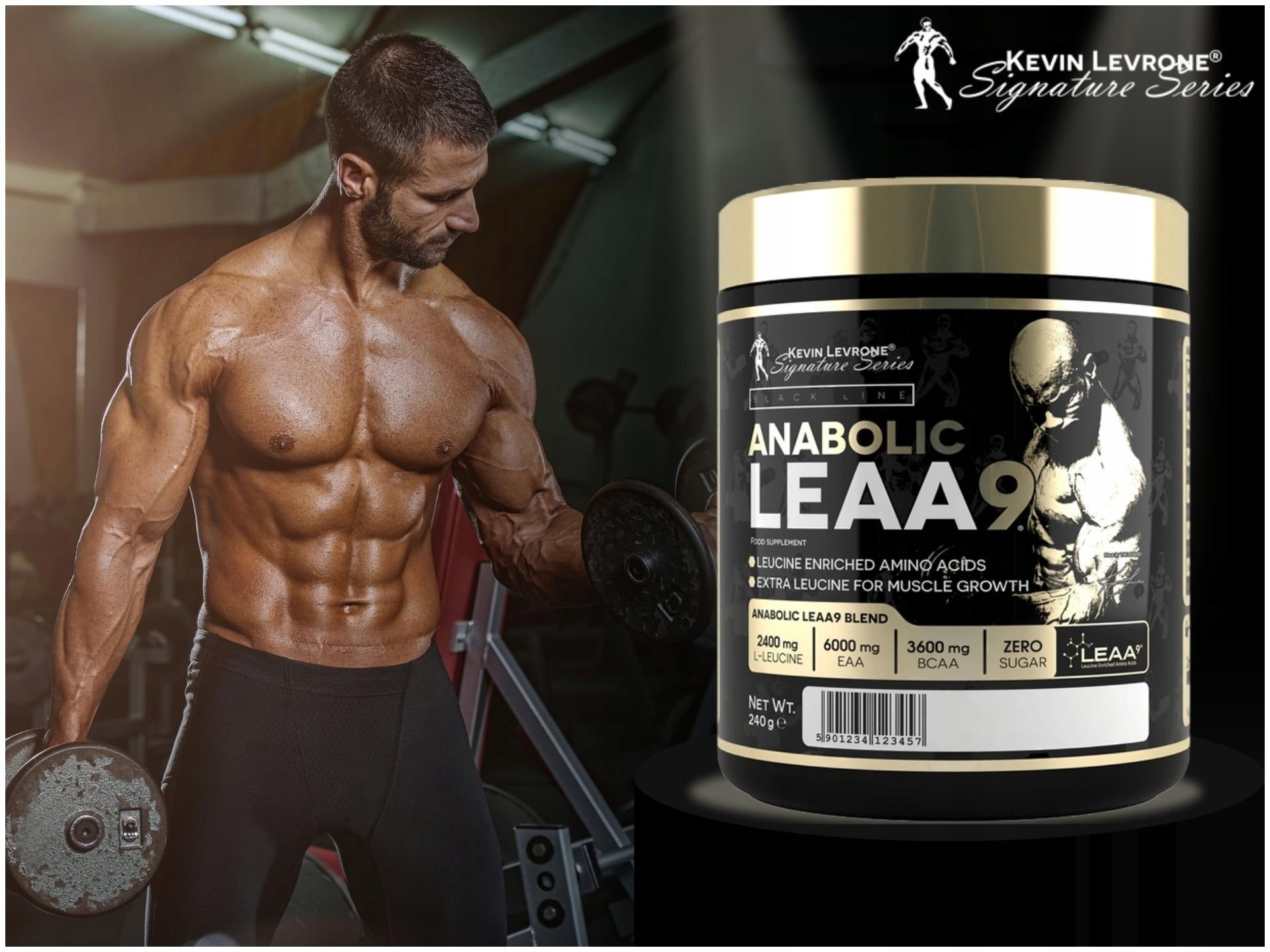 2x Kevin Levrone LEAA9 240g AMINO ACIDS EAA BCAA STRENGTH Brand Kevin Levrone
