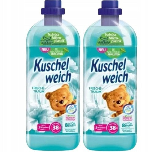 2x Kuschelweich Frischetraum softener 1l
