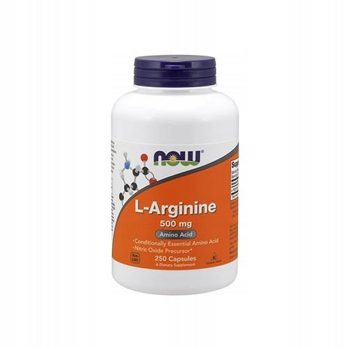 2x L-Arginine NOW FOODS 500mg Amino Acid 250 Capsules Regeneration Pump Expiration date at least six months from the date of purchase