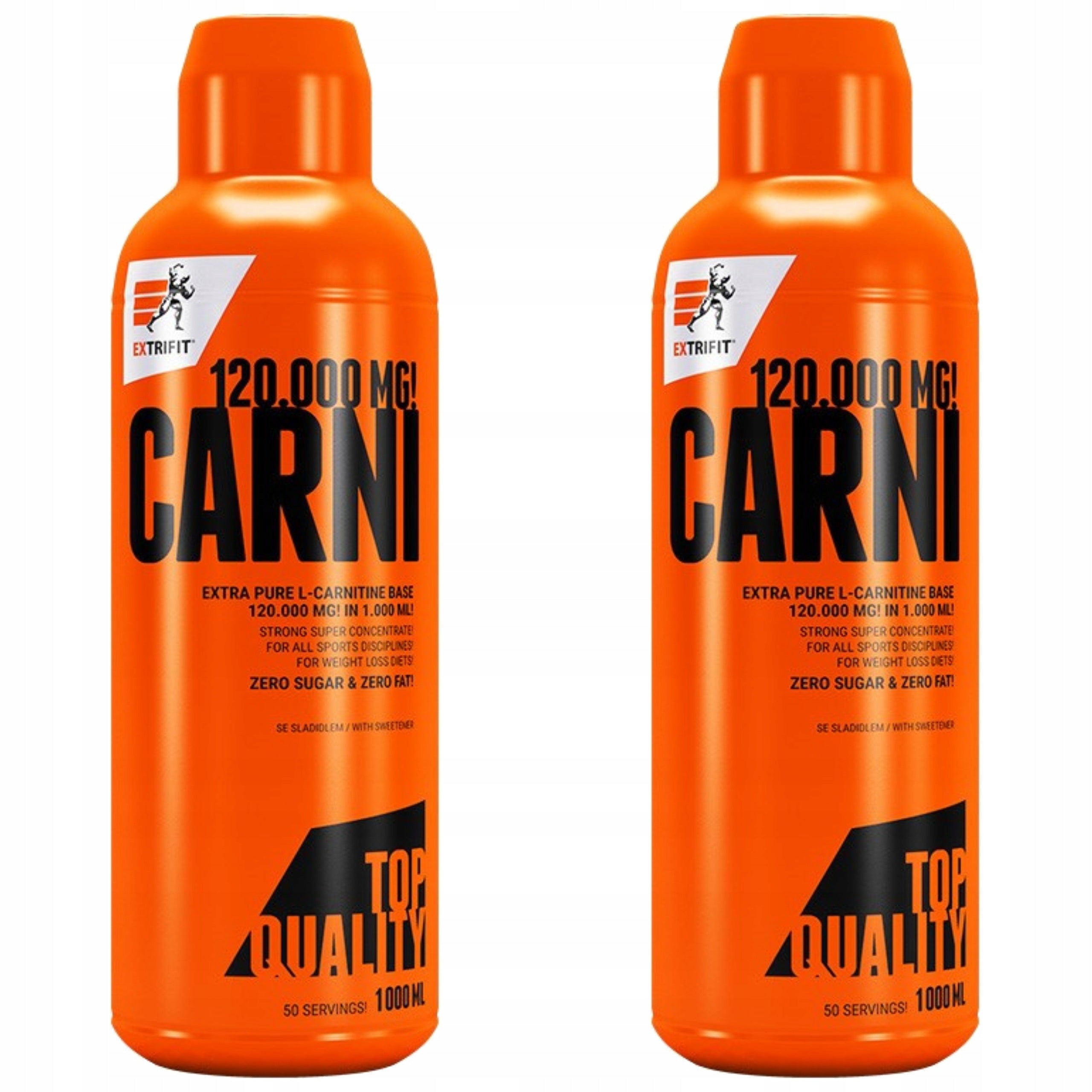 2x L-CARNITINE 120000mg FAT BURNING LIQUID REDUCTION 1000ml EXTRIFIT
