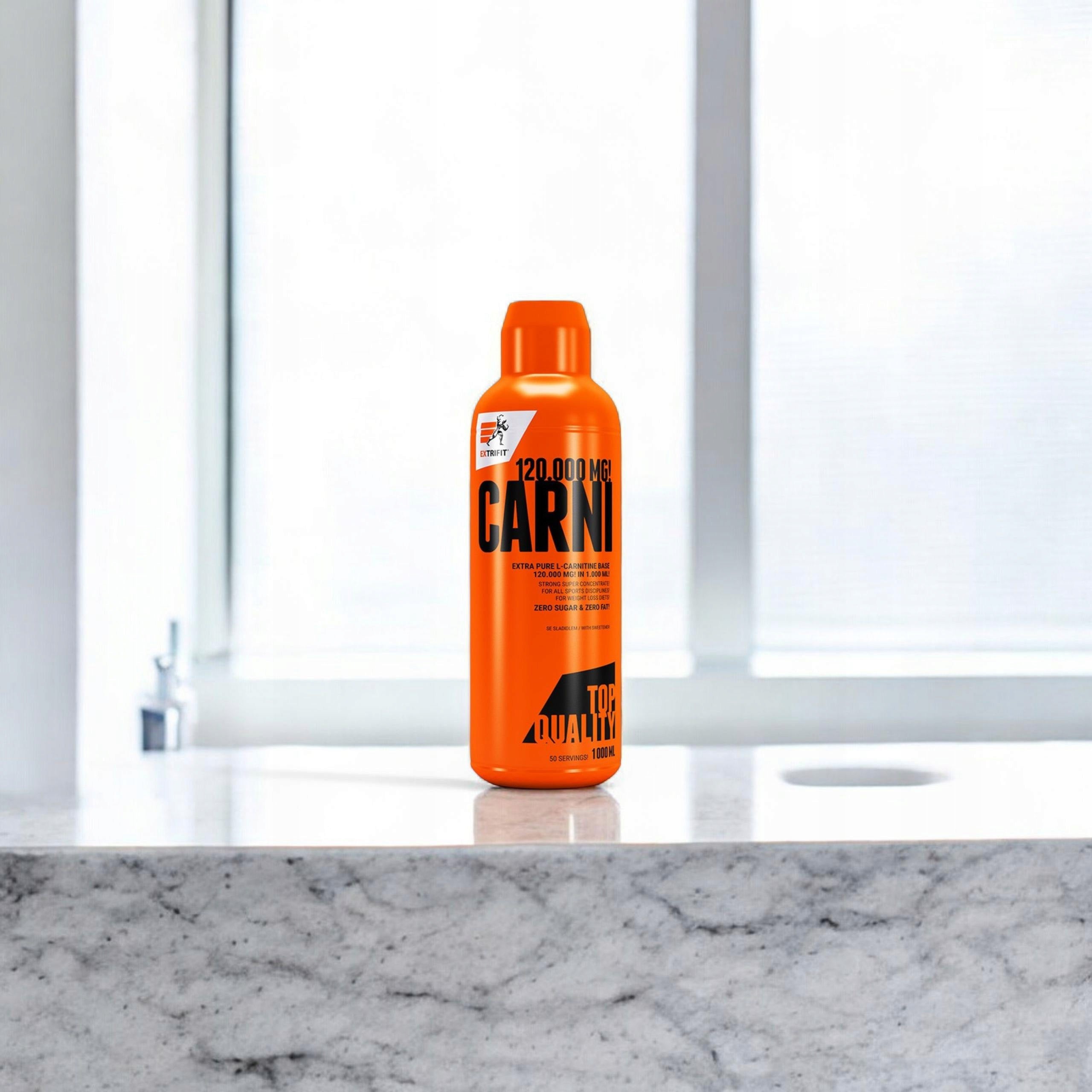 2x L-Carnitine 120000mg Liquid Fat Burner 1000ml EXTRIFIT Brand Extrifit