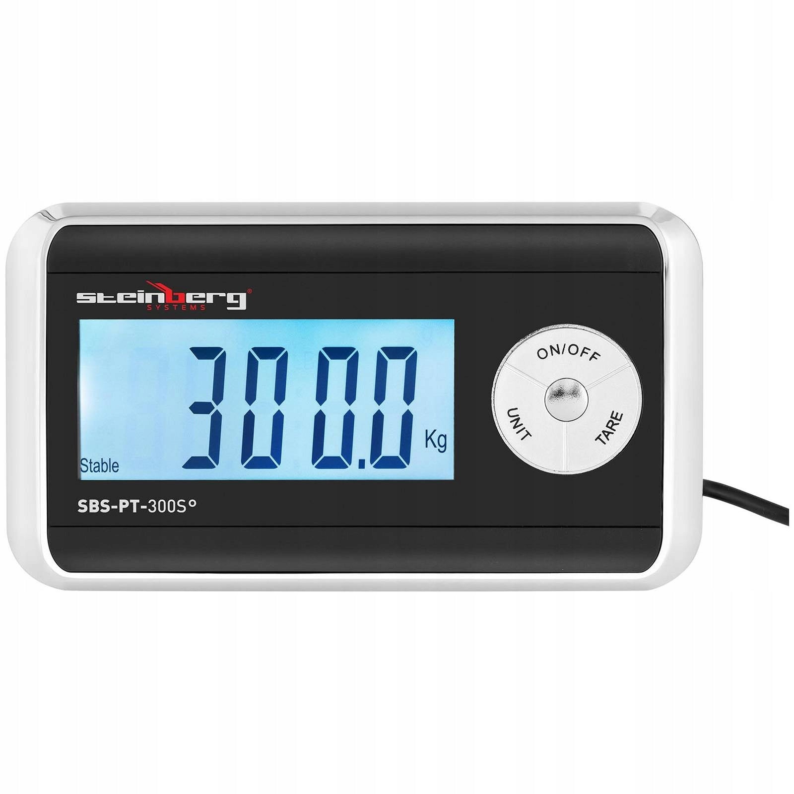 2x LCD parcel scale 31 x 38.5 cm 300 kg / 100 g Brand Steinberg Systems