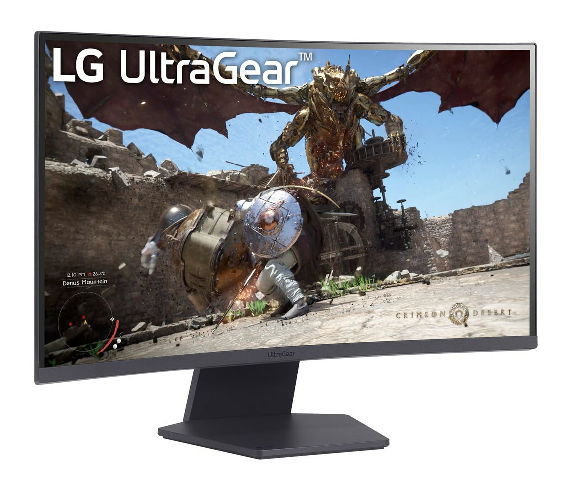 2x LG 27GS60QC-B | 27" | VA Panel | QHD | 16:9 | 180 Hz | 1 ms | 2560 x 1440 Resolution Model 27GS60QC-B