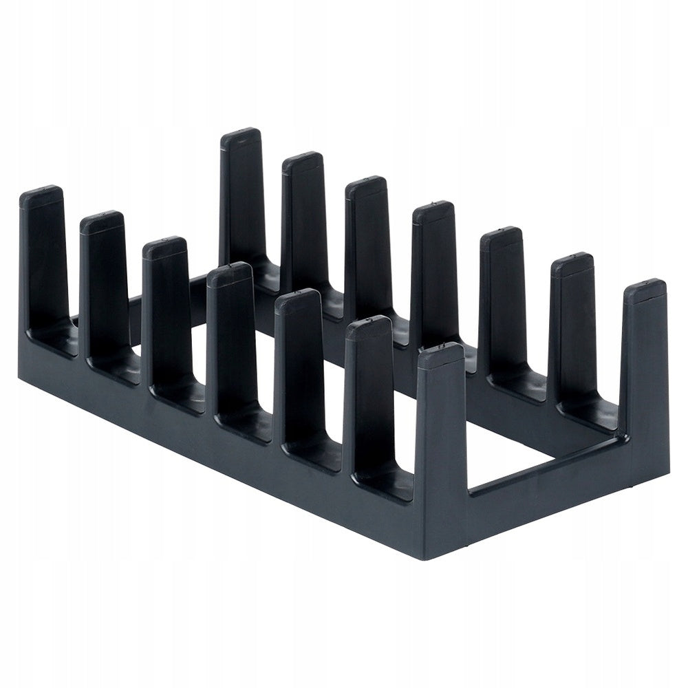 2x LID Rack PLATES Kitchen Organizer for Cabinet Drawer Black Brand Vilde