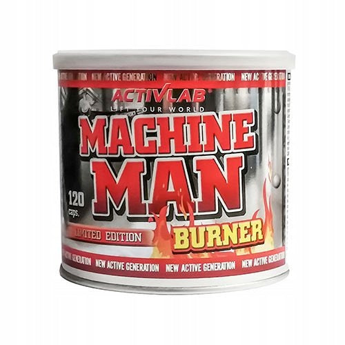2x MACHINE MAN BURNER 120cap SLIMMING REDUCTION Expiration date at least six months from the date of purchase