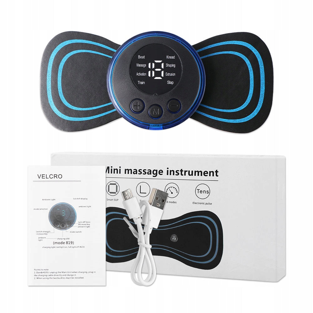 2x MASSAGER EMS MAT FOR FEET AND NECK MUSCLE NECK MASSAGE ELECTROSTIMULATOR Manufacturer code 2 MASAZERY 1xMata do stóp 1xmasazer szyi