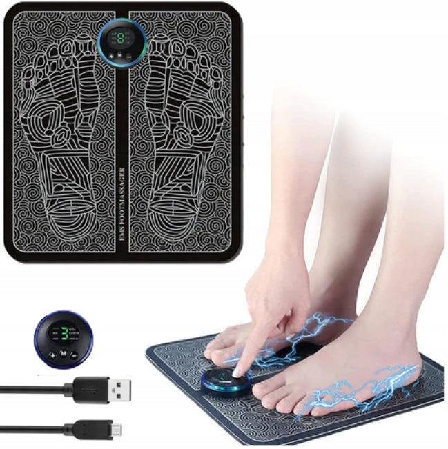 2x MASSAGER EMS MAT FOR FEET AND NECK MUSCLE NECK MASSAGE ELECTROSTIMULATOR Packaging status original