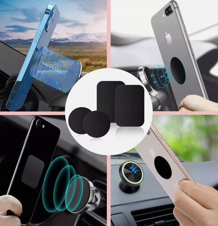 2x METAL PLATE FOR MAGNETIC HOLDER PHONE MAGNET 35x45mm + 40mm EAN (GTIN) 5900009447804
