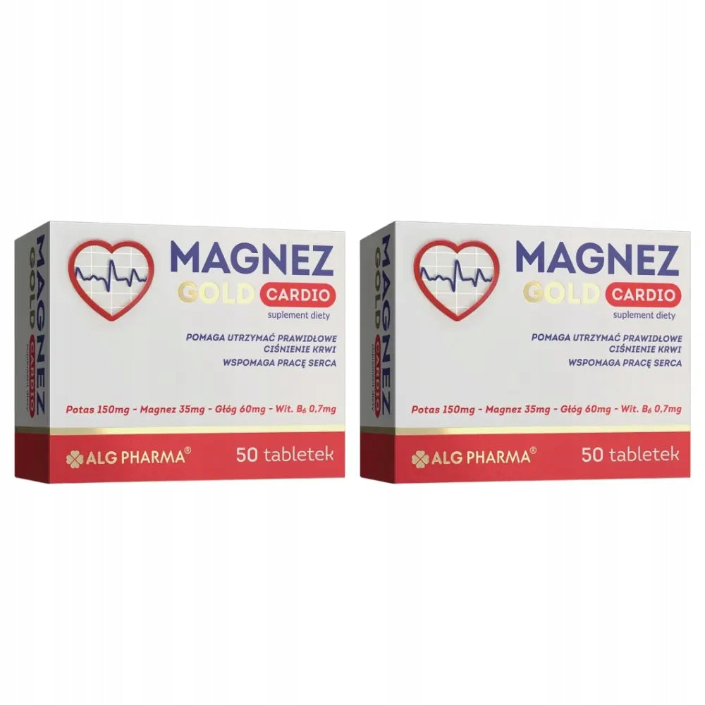 2x Magnesium Gold Cardio 50 tablets