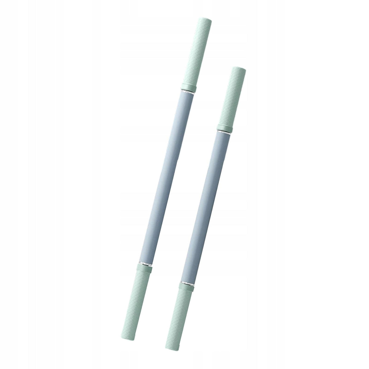 2x Massage Roller Stick Versatile Muscle Massager for Buttocks silver