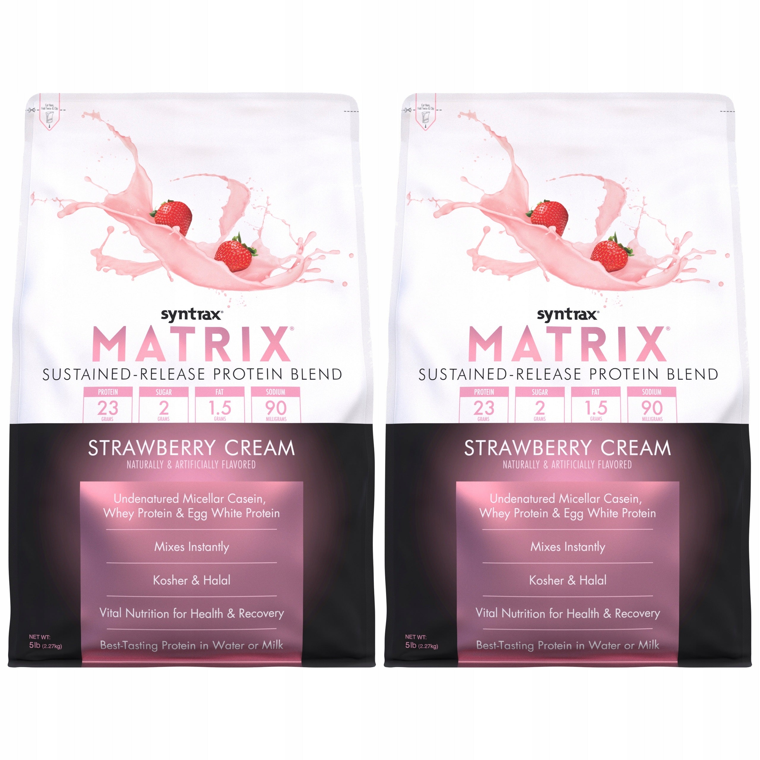 2x Matrix 5.0 Protein 2270g 23g Protein Muscle Mass Building Regeneration