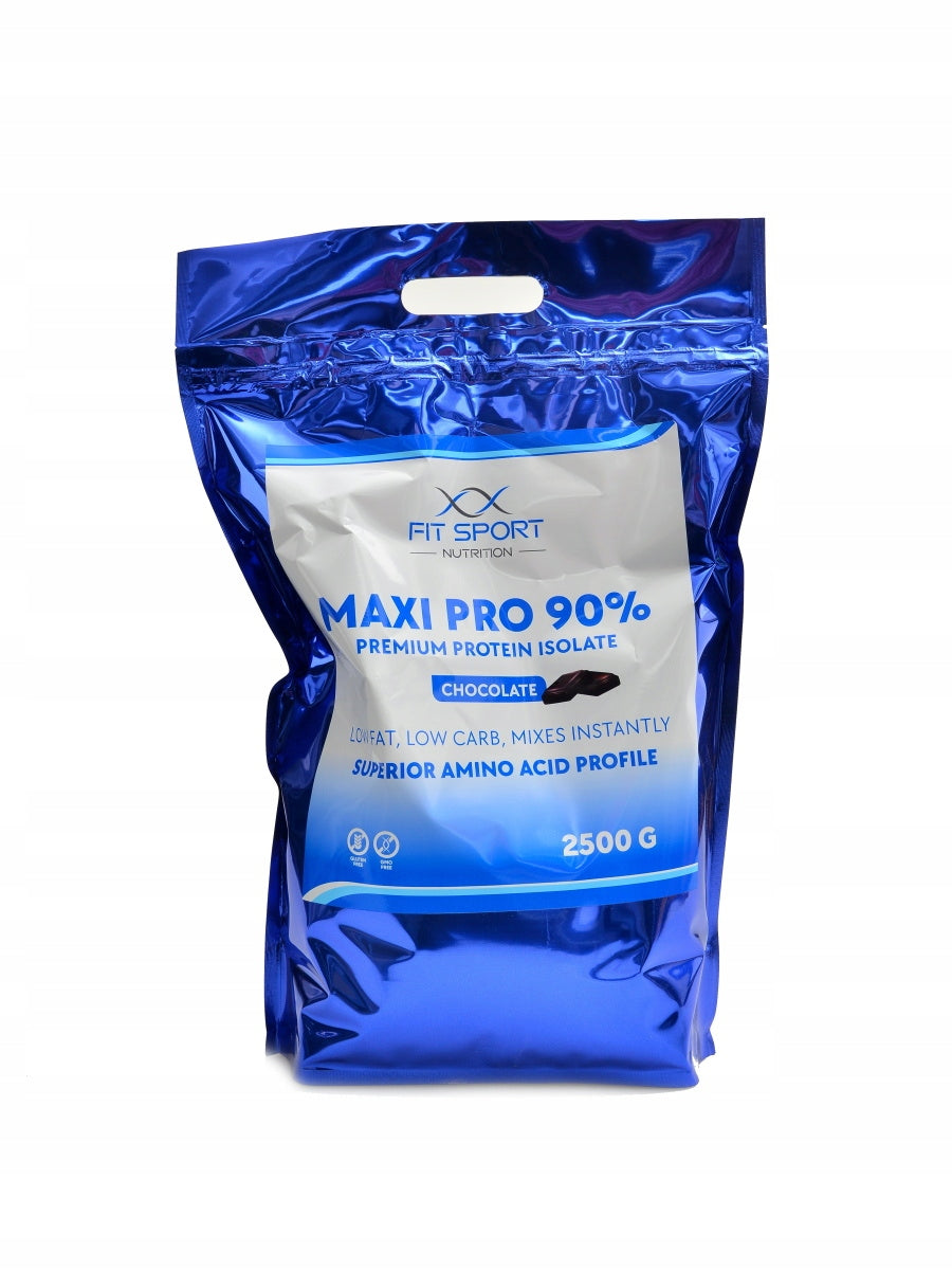 |2x| Maxi Pro Protein 90% 2500g chocolate Expiration date up to 2 weeks after the purchase date