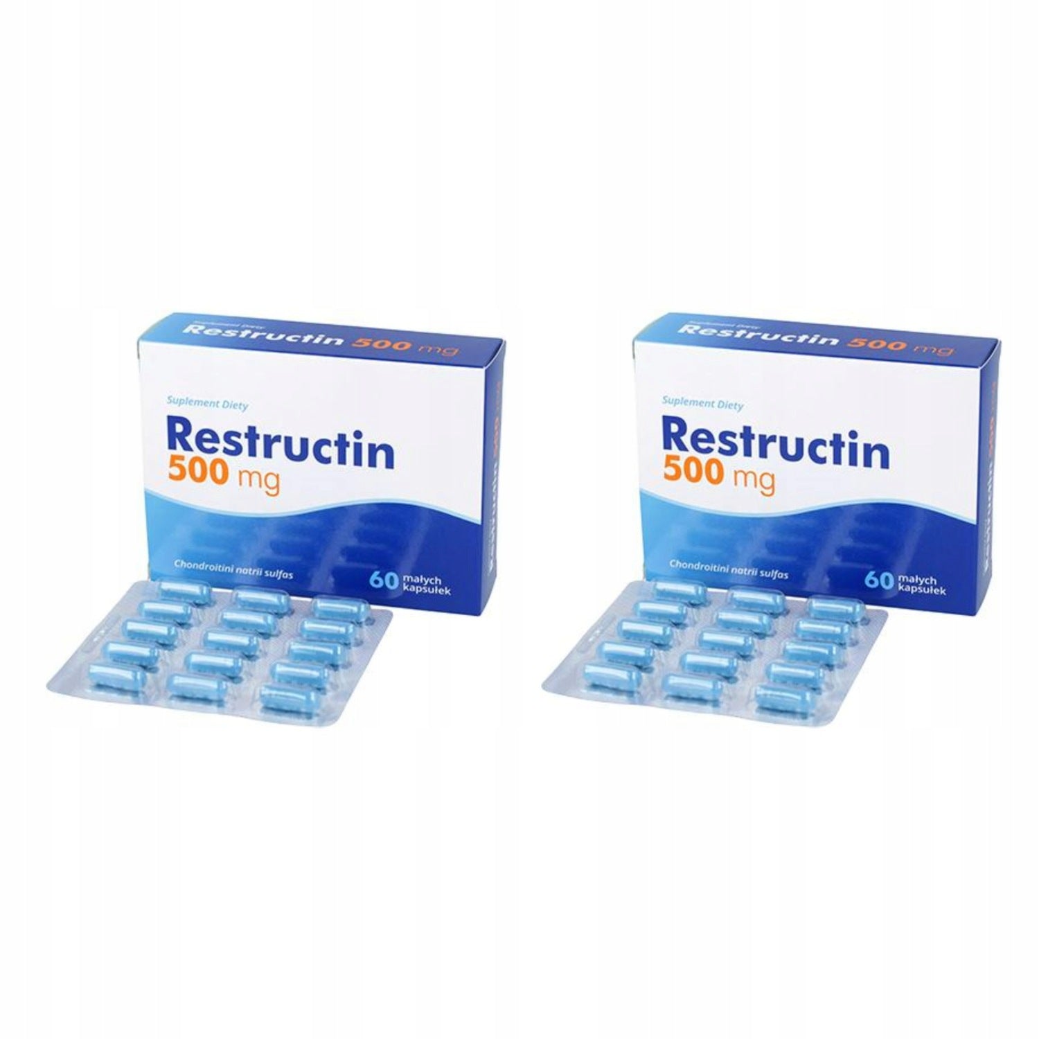 2x Medica by Aliness Restructin 500 mg 60 capsules