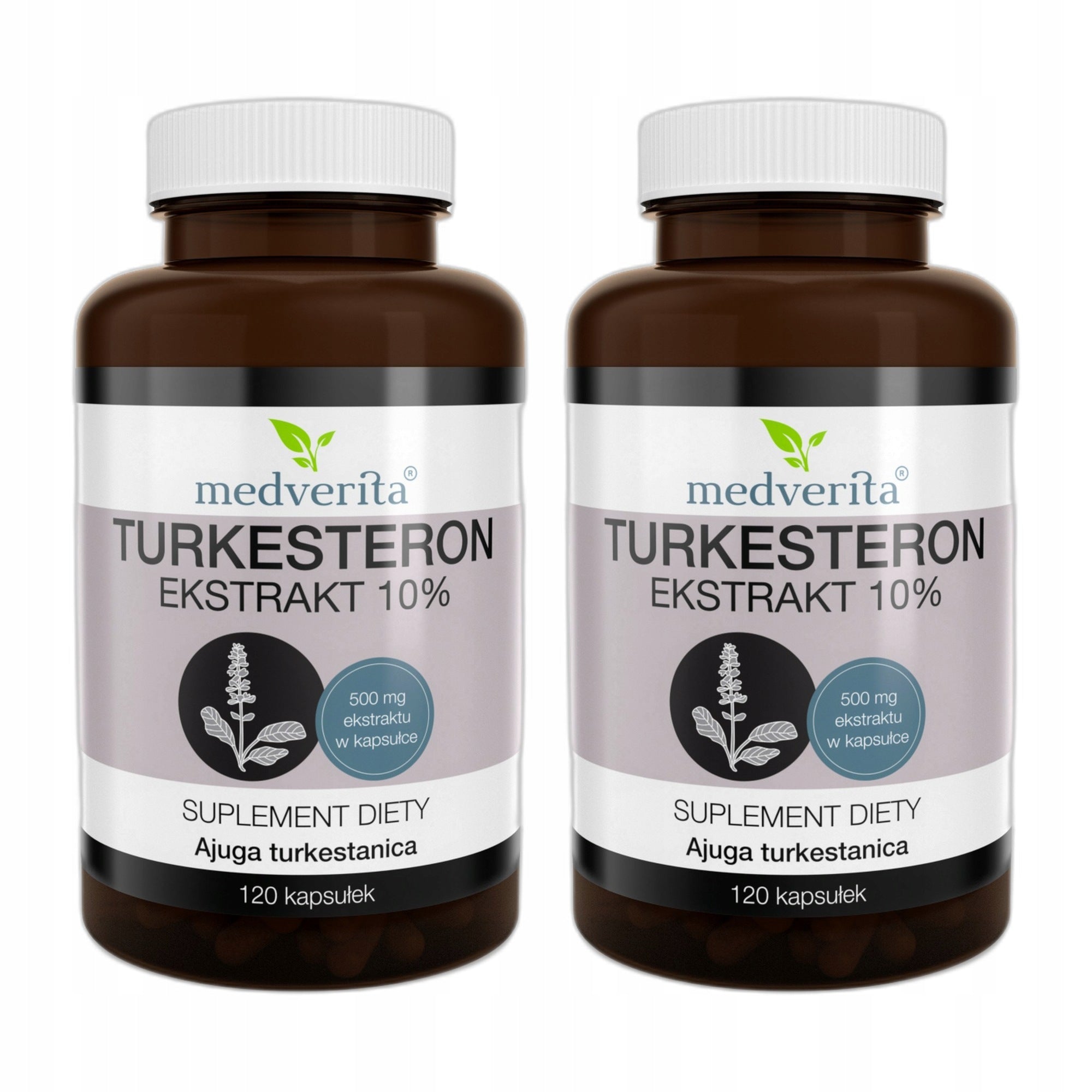 2x Medverita Turkesterone 500mg 120 capsules extract vitality energy