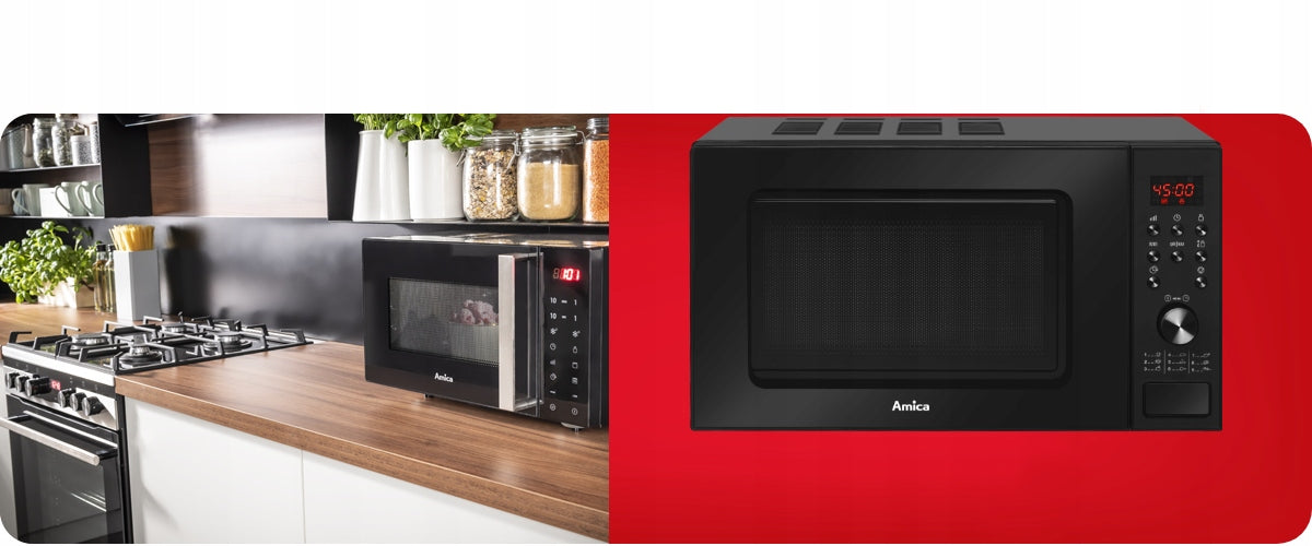 2x Microwave oven AMICA AMGF20E1GB Model AMGF20E1GB