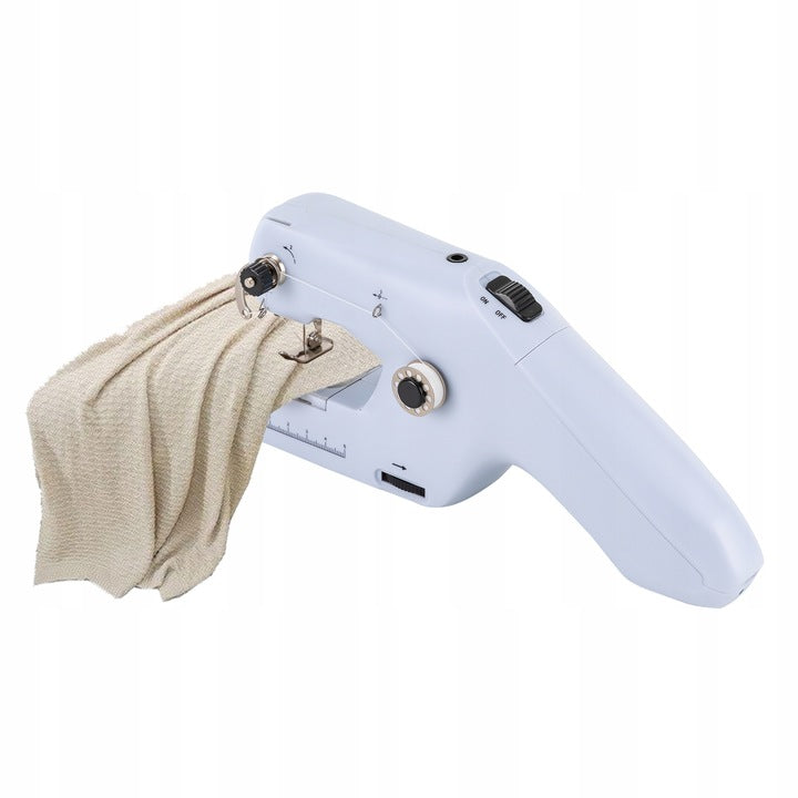 2x Mini Sewing Machine Annual Automatic Electric Portable White Sewing speed 1 stitches/min